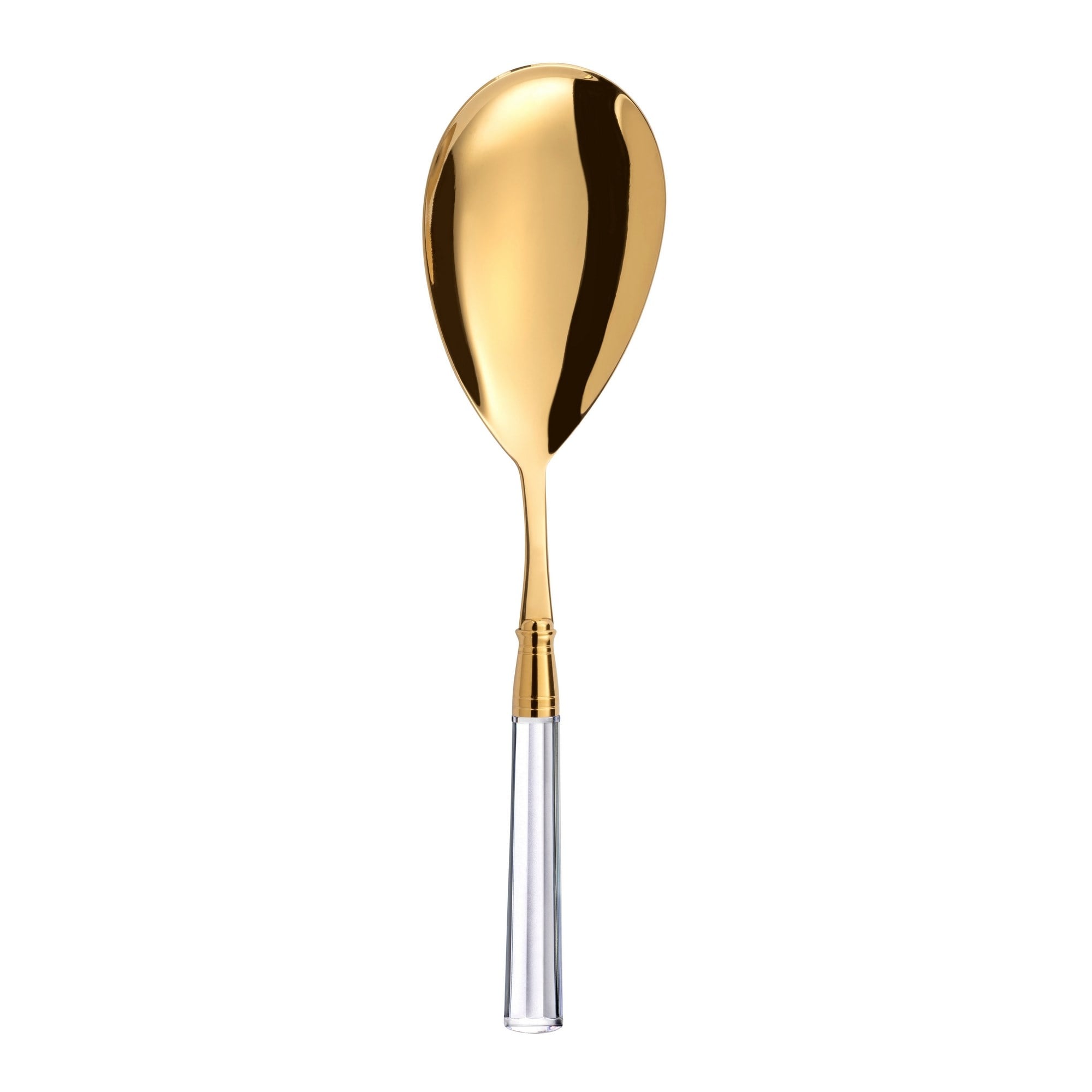 Capdeco - Şeffaf Gold Pilav Kaşığı