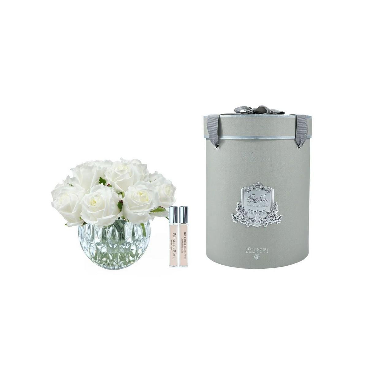 Cote Noire - 13 Güllü Beyaz Dokulu Çiçek