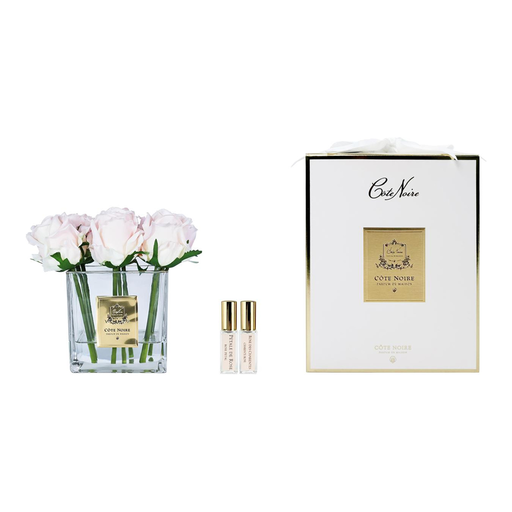 Cote Noire - 9 Güllü Pembe Şeffaf Kokulu Çiçek