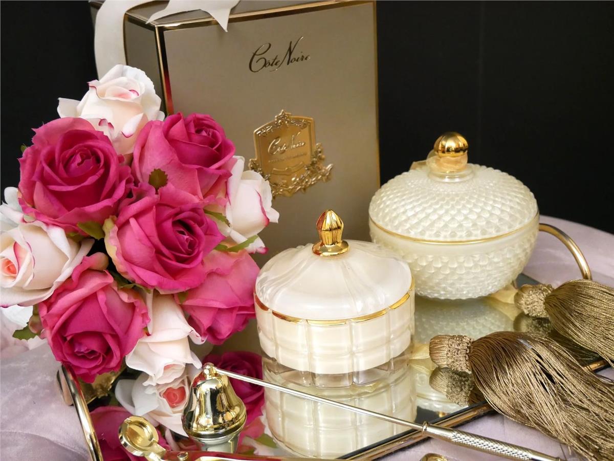 Cote Noire - Krem & Gold Art Deco Mum