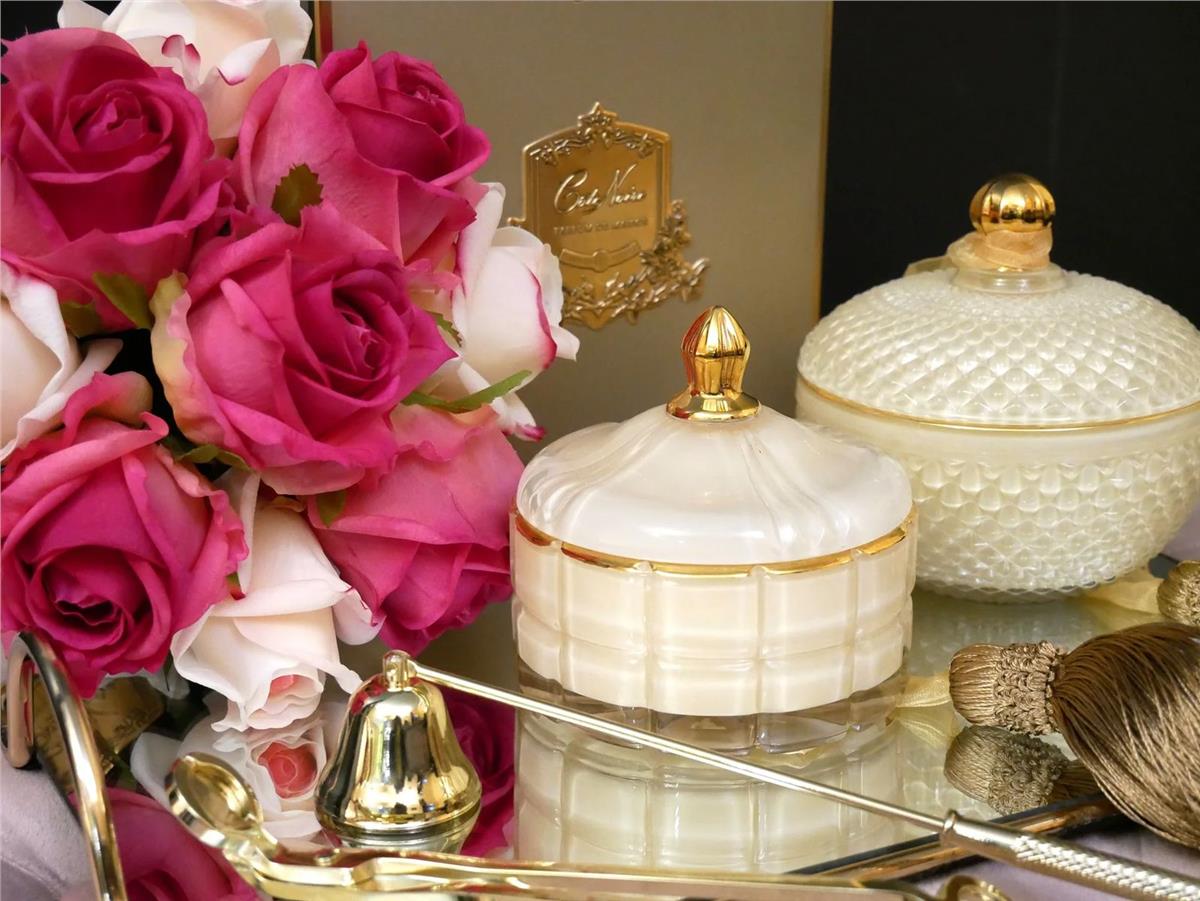 Cote Noire - Krem & Gold Art Deco Mum