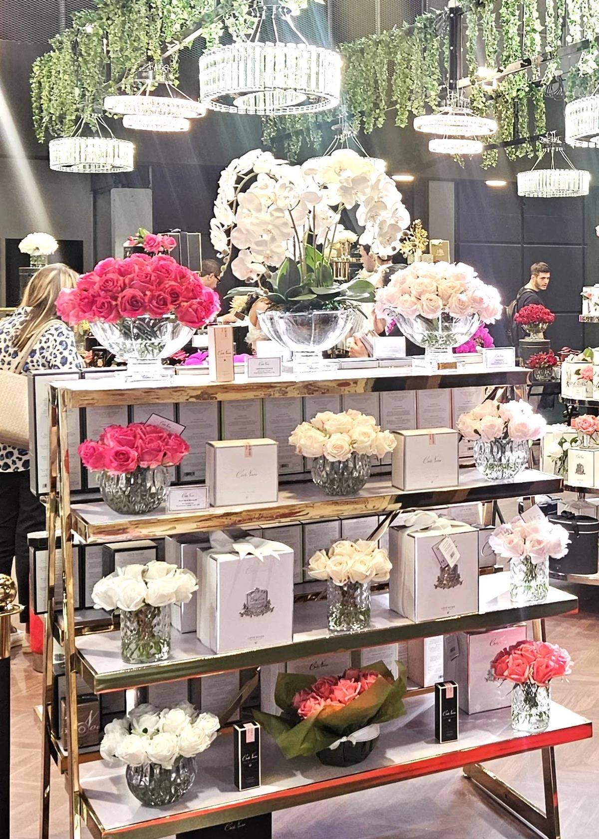 Cote Noire - Luxury Centerpiece Beyaz Orkide Koku