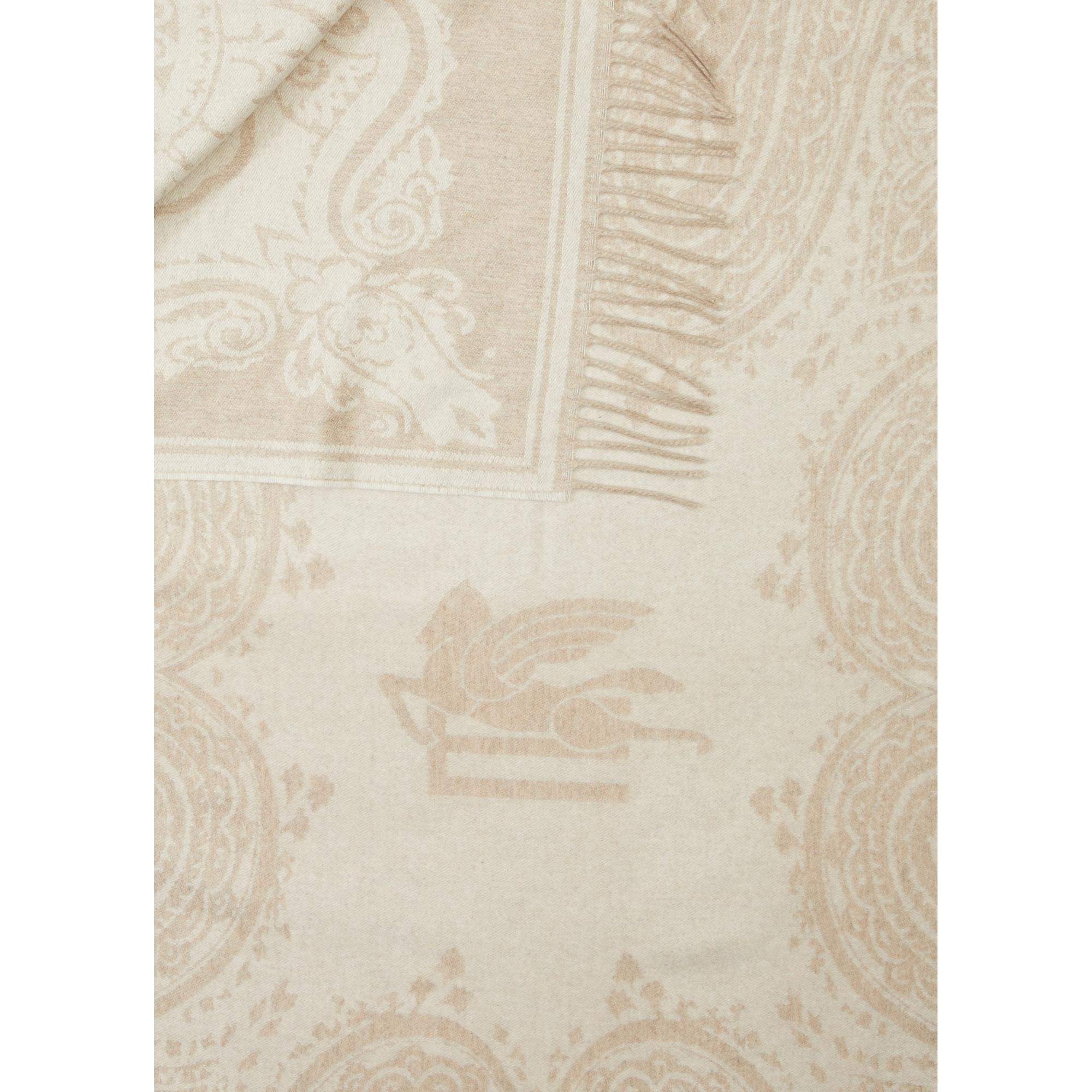 Etro - Alocasta Bej Koltuk Şalı 140x180 Cm