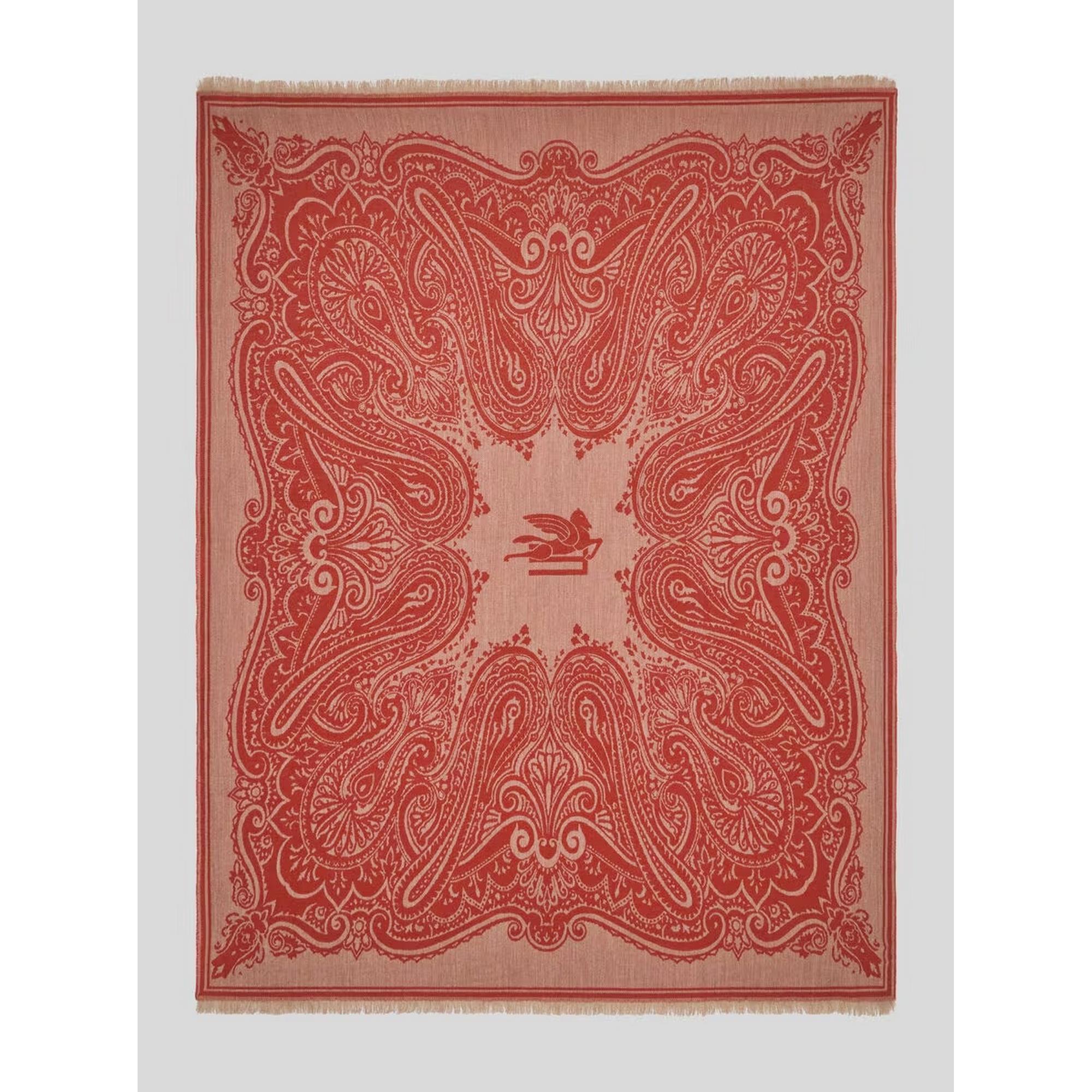 Etro - Alocasta Bordo Koltuk Şalı 140x180 Cm