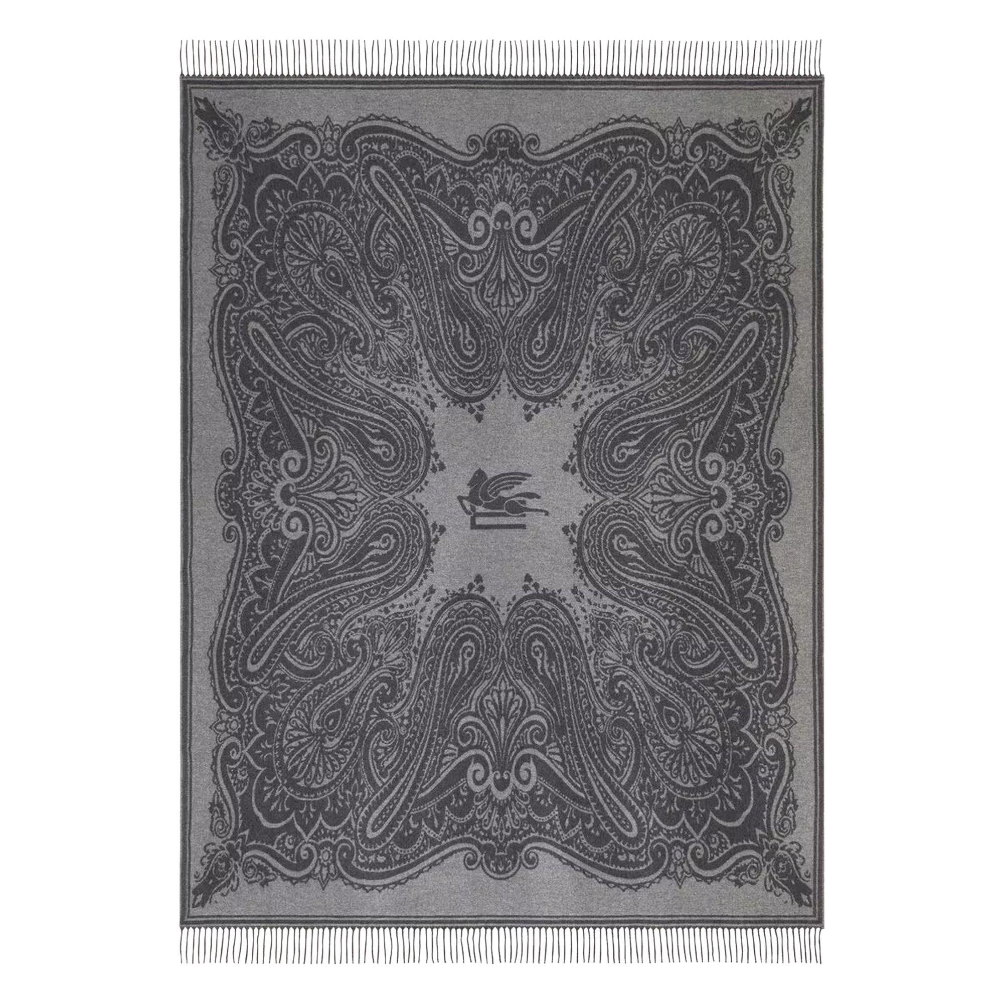 Etro - Alocasta Gri Koltuk Şalı 140x180 Cm