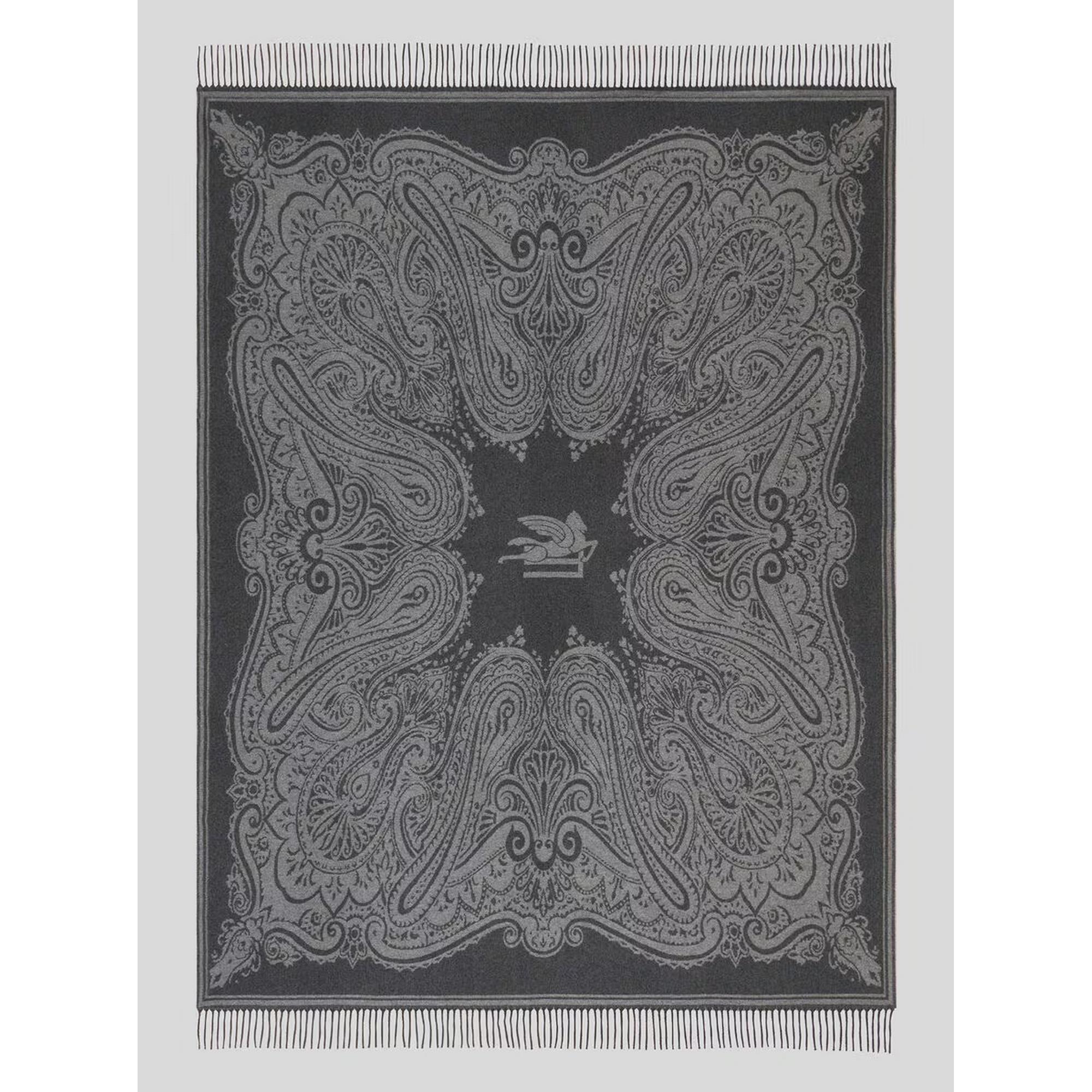 Etro - Alocasta Gri Koltuk Şalı 140x180 Cm