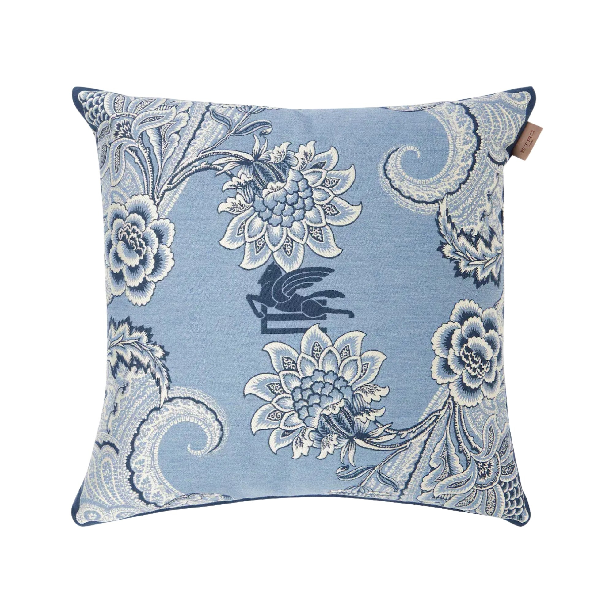 Etro - Bloom 45x45 Yastık Mavi