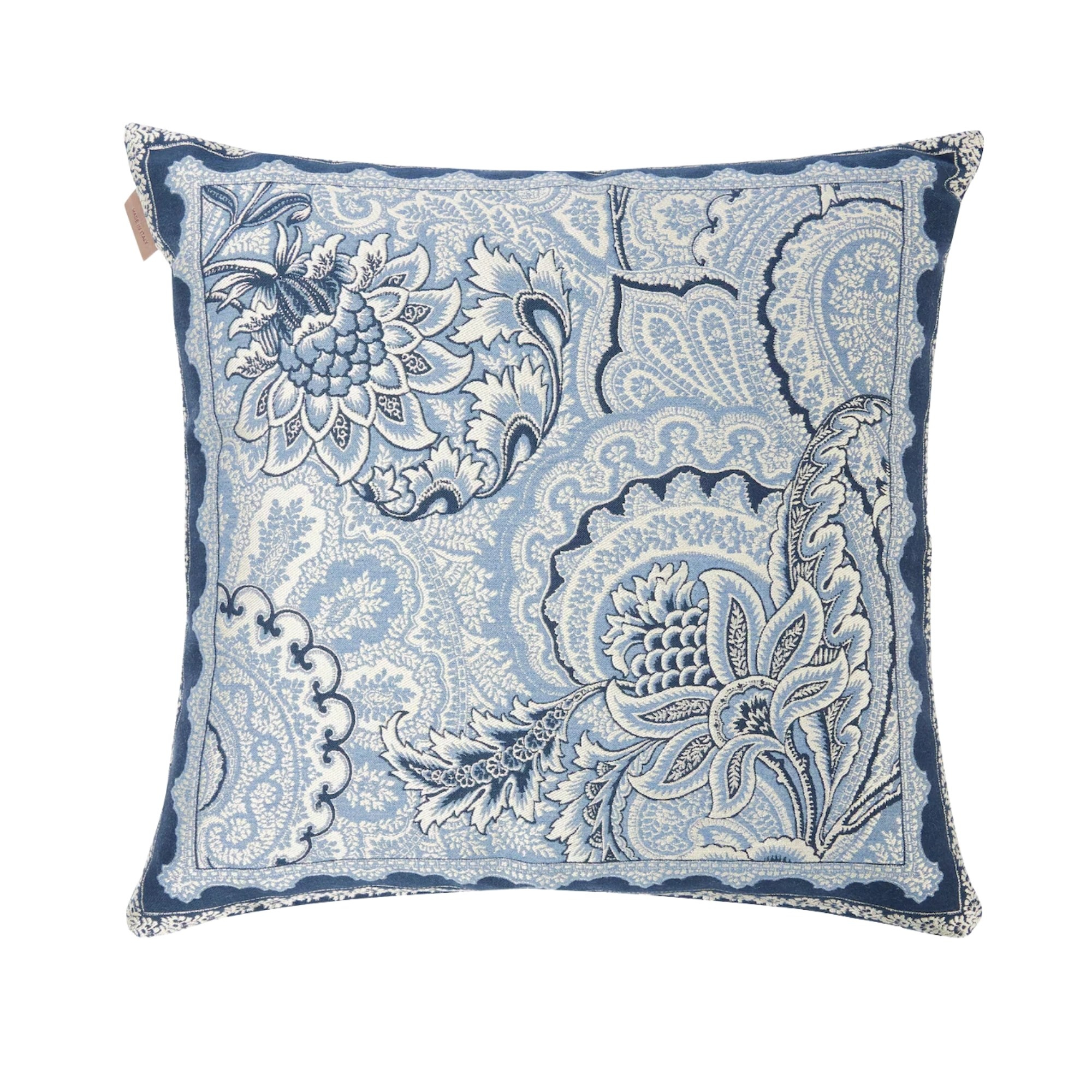 Etro - Bloom 45x45 Yastık Mavi