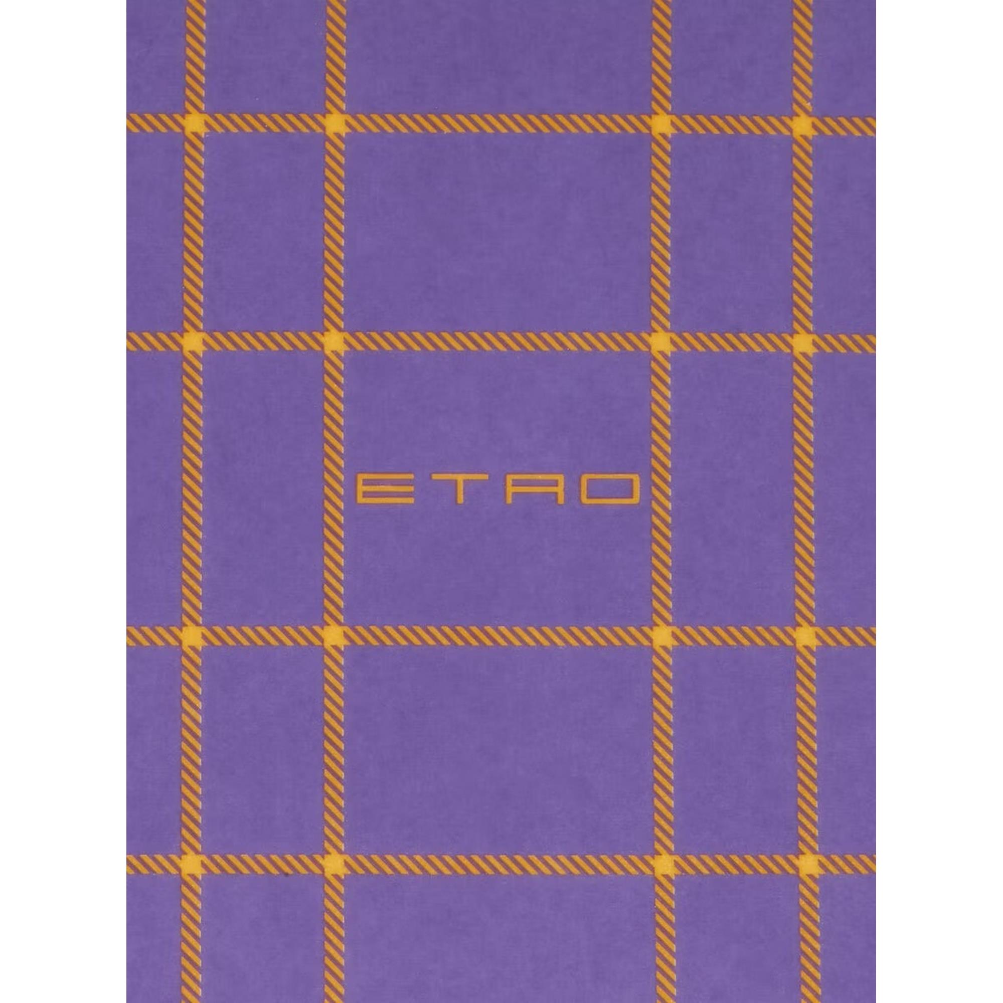 Etro - Dekoratif Tabak  Sarı & Mor 16x16