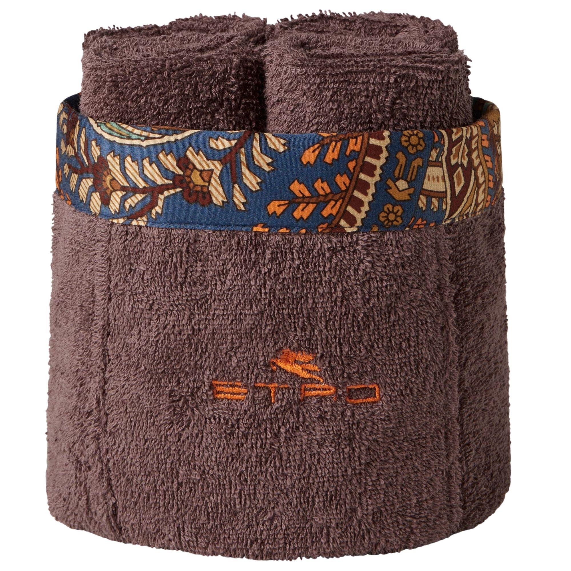 Etro - Giano 4'lü  Havlu Ve Sepet Set Kahverengi