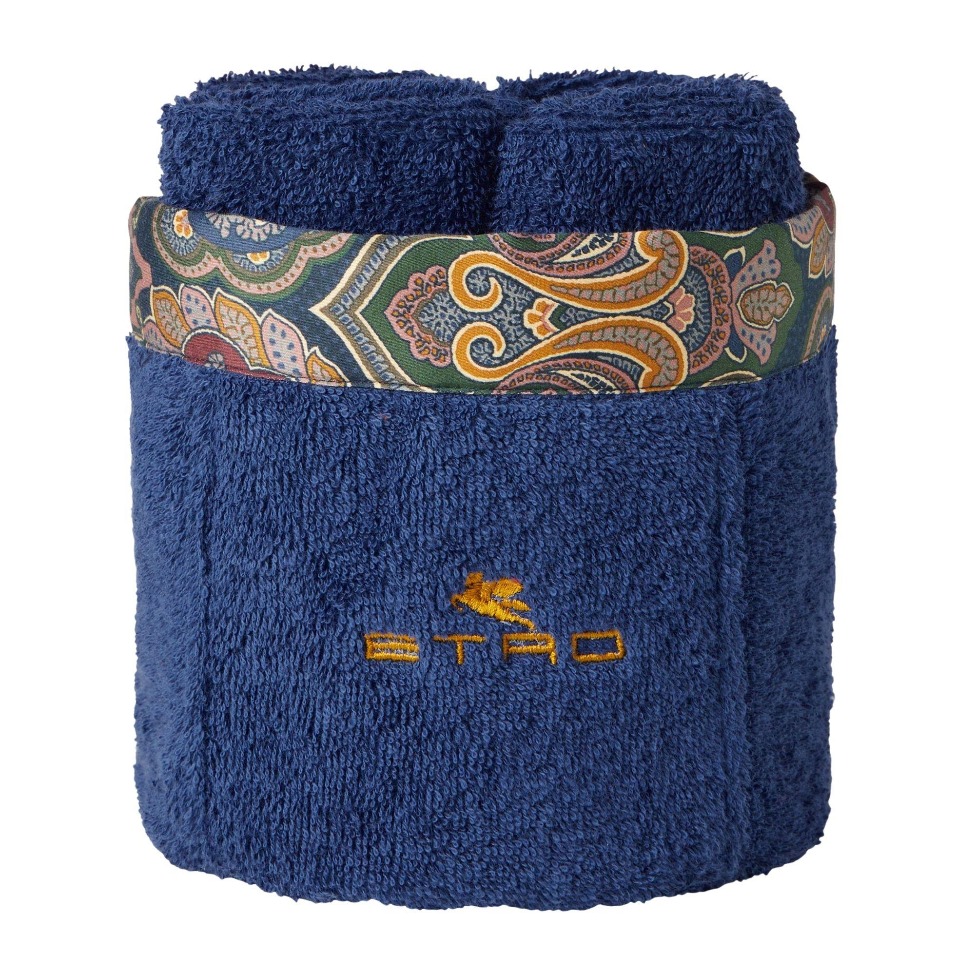 Etro - Giano 4'lü Havlu Ve Sepet Set Mavi
