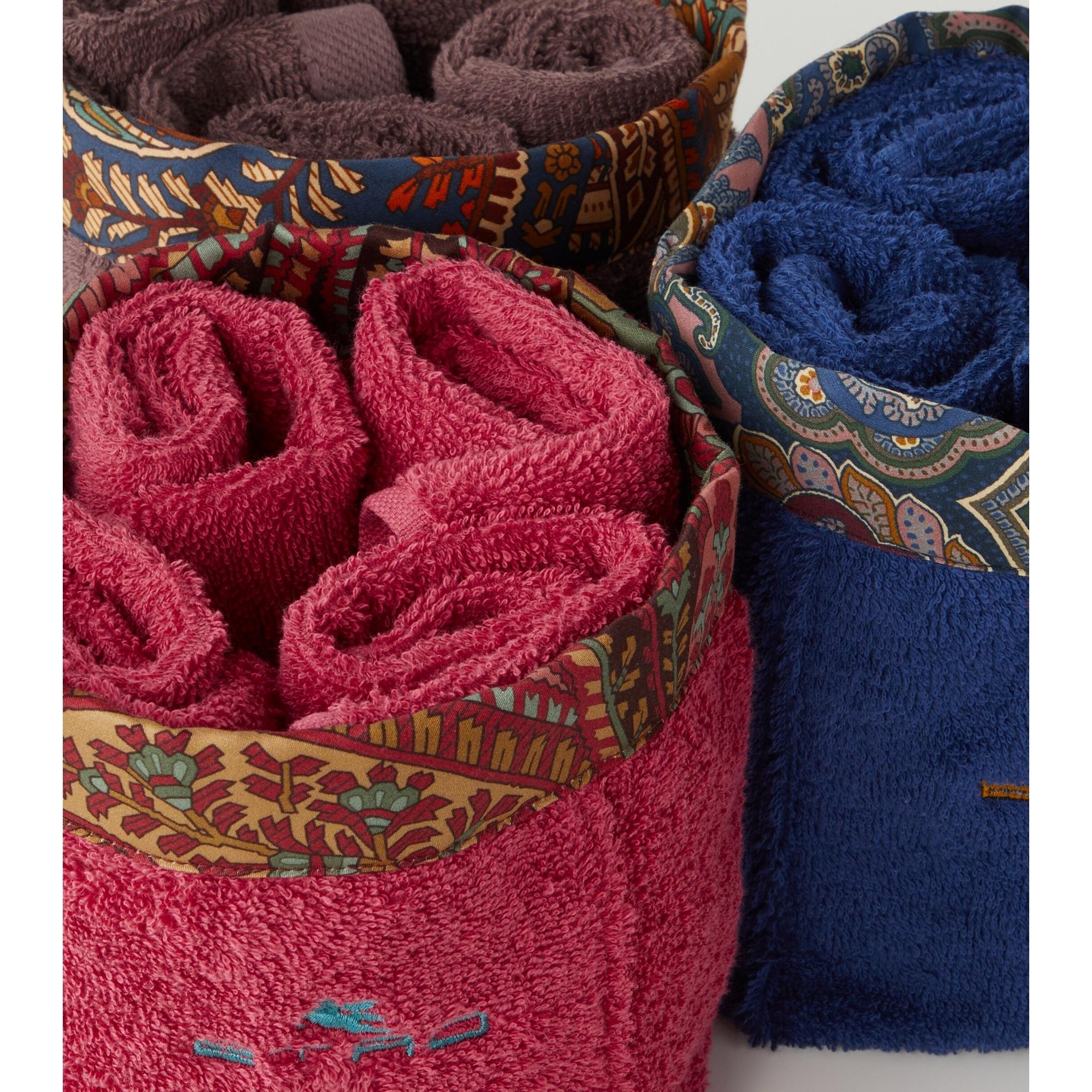 Etro - Giano 4'lü Havlu Ve Sepet Set Mavi