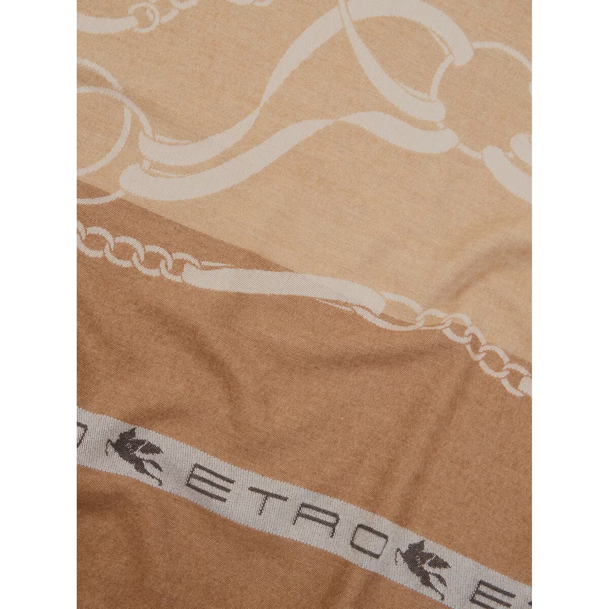 Etro - Horses  Bej 140x180 Throw