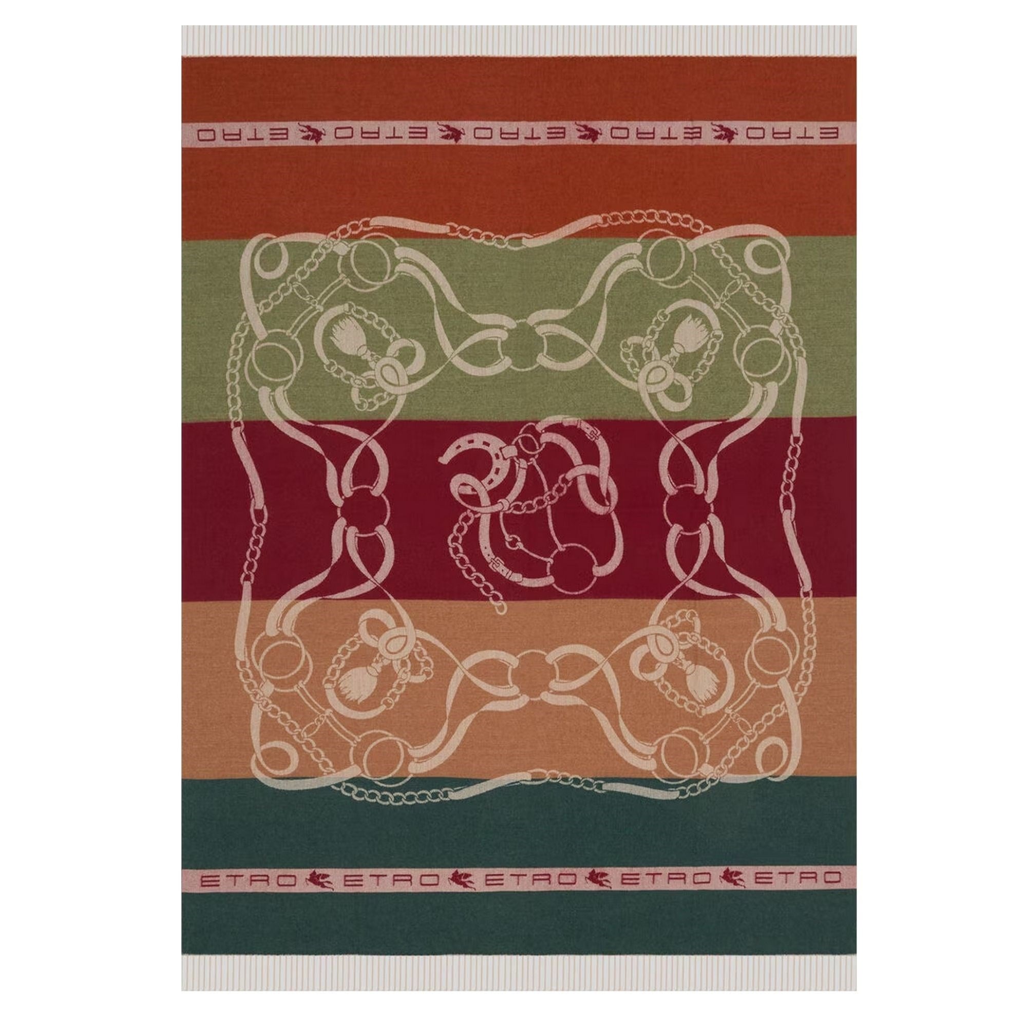 Etro - Horses  Çok Renkli 140x180 Throw