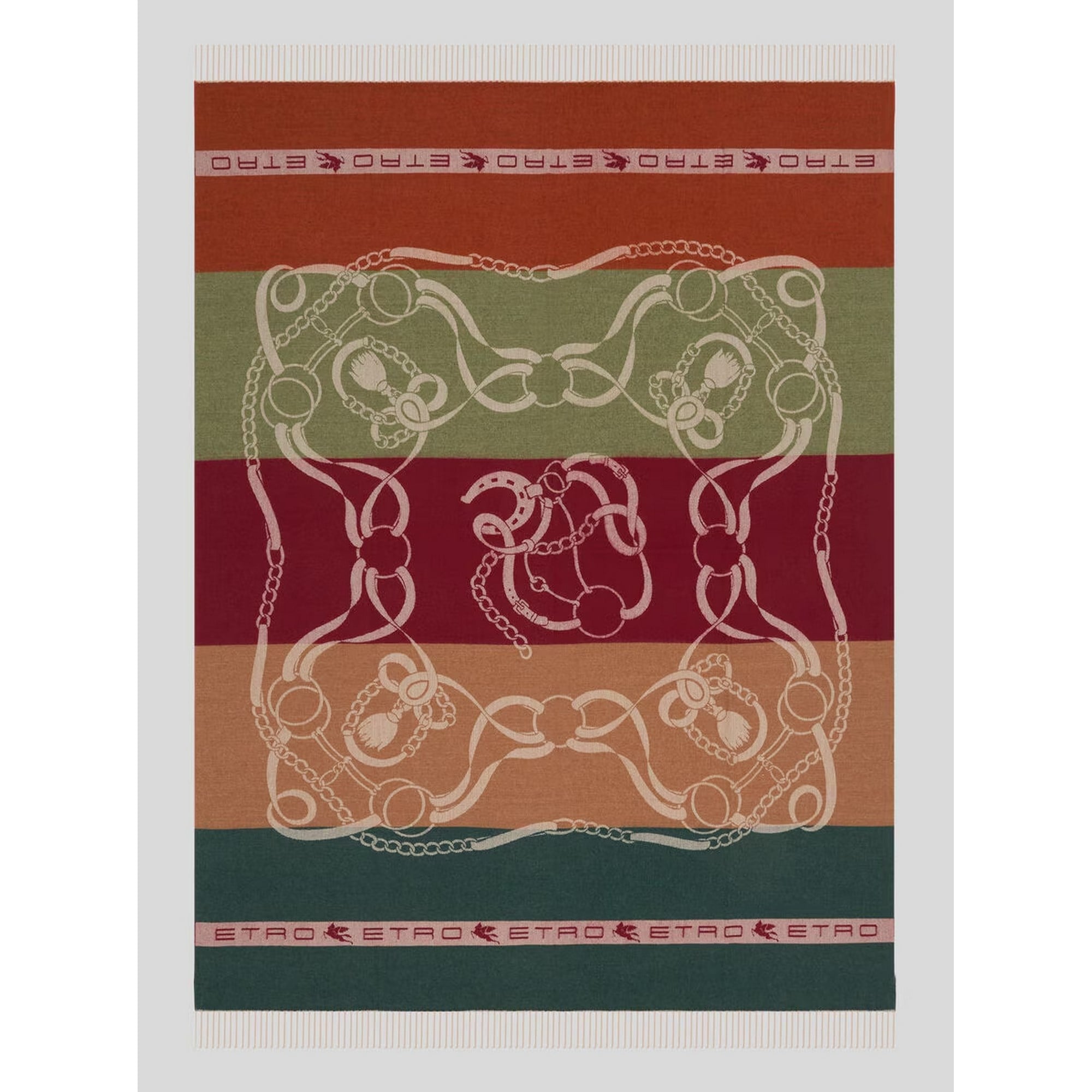 Etro - Horses  Çok Renkli 140x180 Throw