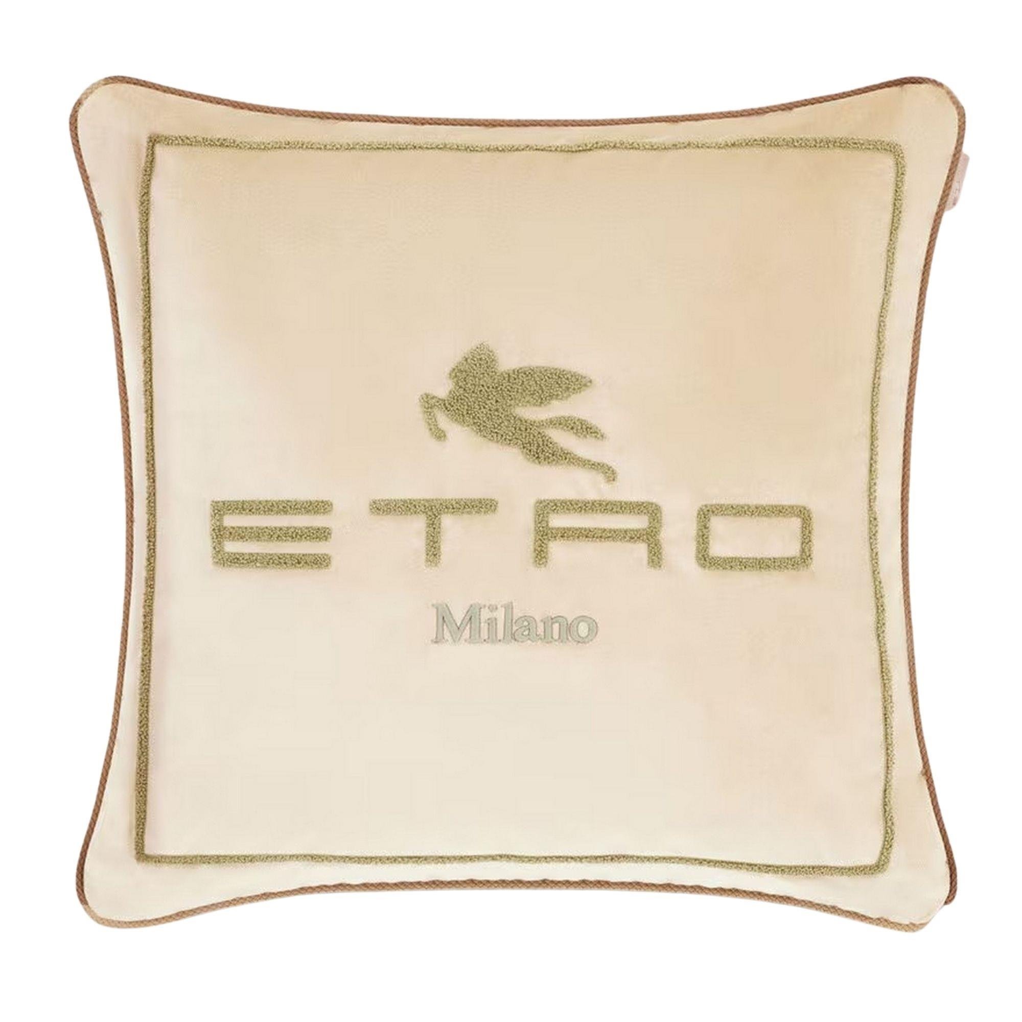 Etro - Pegosa Yastık Bej 45x45 Cm