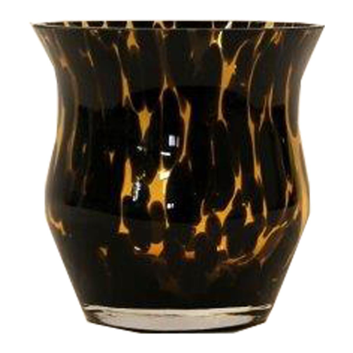 Fancy Amber Black Vazo S