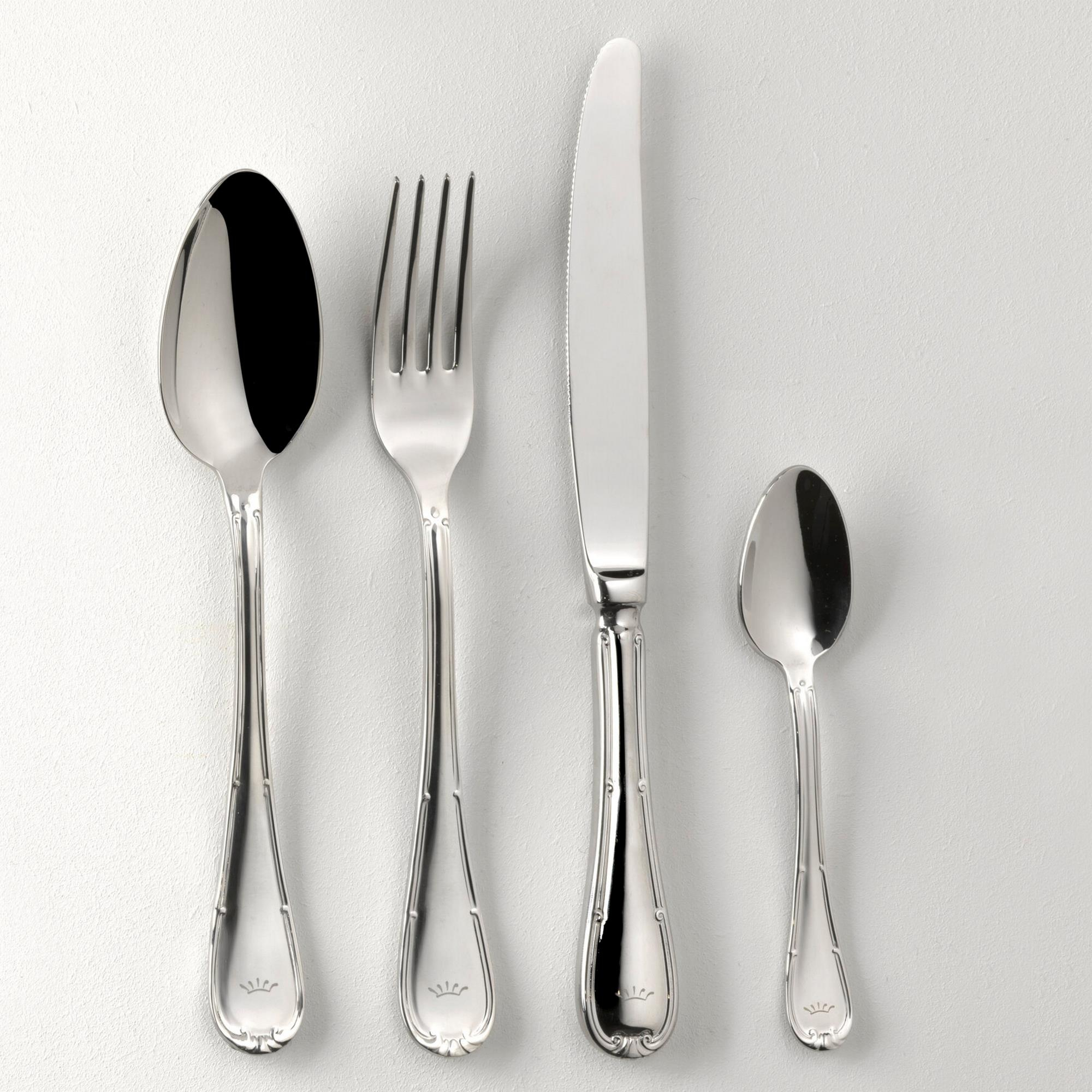 Ginori 1735 - Gınevra Paslanmaz Çelık 24 Parça Çatal Kaşık Bıçak Setı