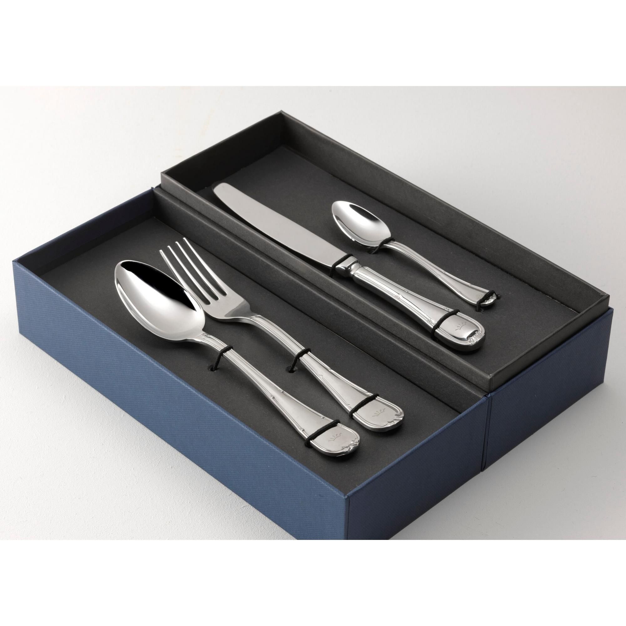 Ginori 1735 - Gınevra Paslanmaz Çelık 24 Parça Çatal Kaşık Bıçak Setı