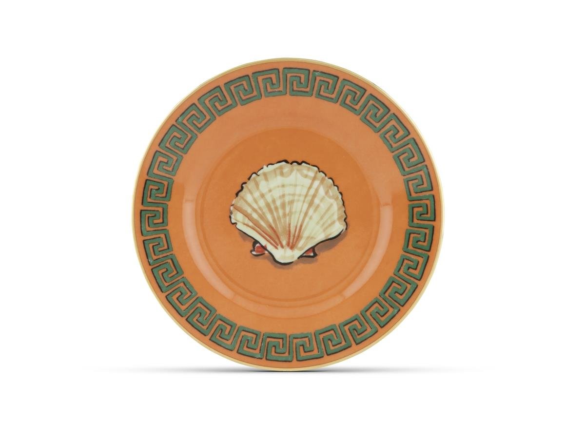 Ginori 1735 - Il Viaggio Di Nettuno 2'Li Ekmek Tabağı Rock Orange