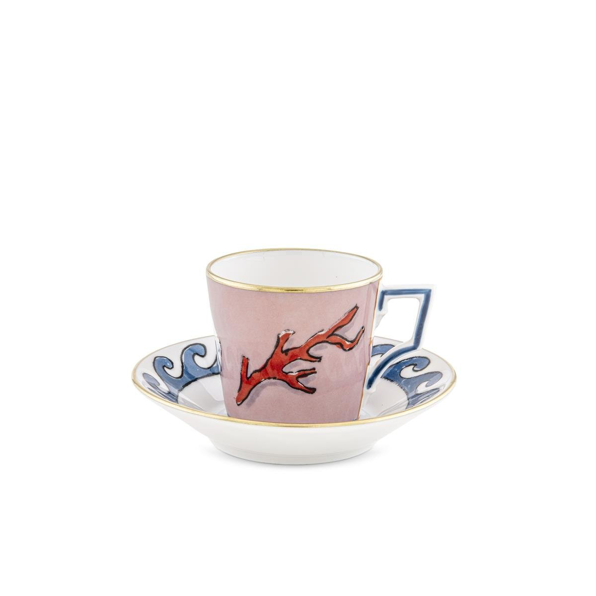 Ginori 1735 - Il Viaggio Di Nettuno Pink Kahve Fincanı Set