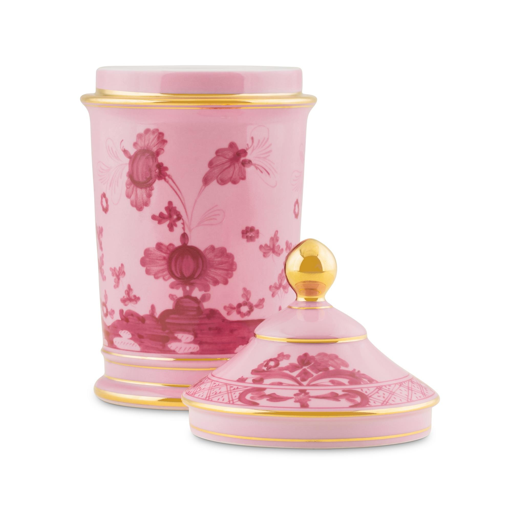 Ginori 1735 - Orıente Italıano 20 Cm Porpora Kapaklı Vazo