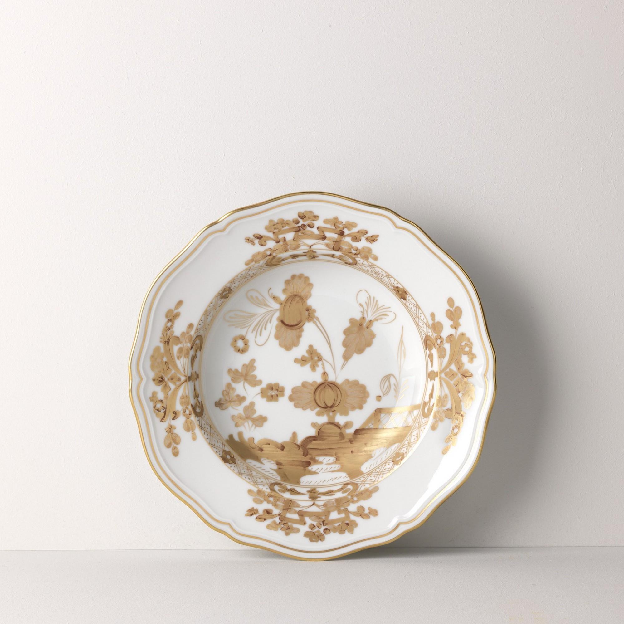 Ginori 1735 - Oriente Italiano Aurum Çukur Tabak