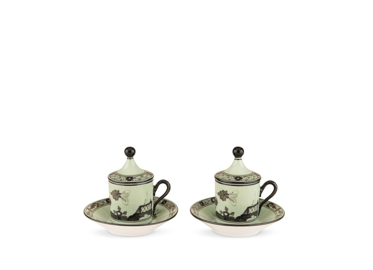 Ginori 1735 - Oriente Italiano Bario 2'Li Kahve Fincanı Set