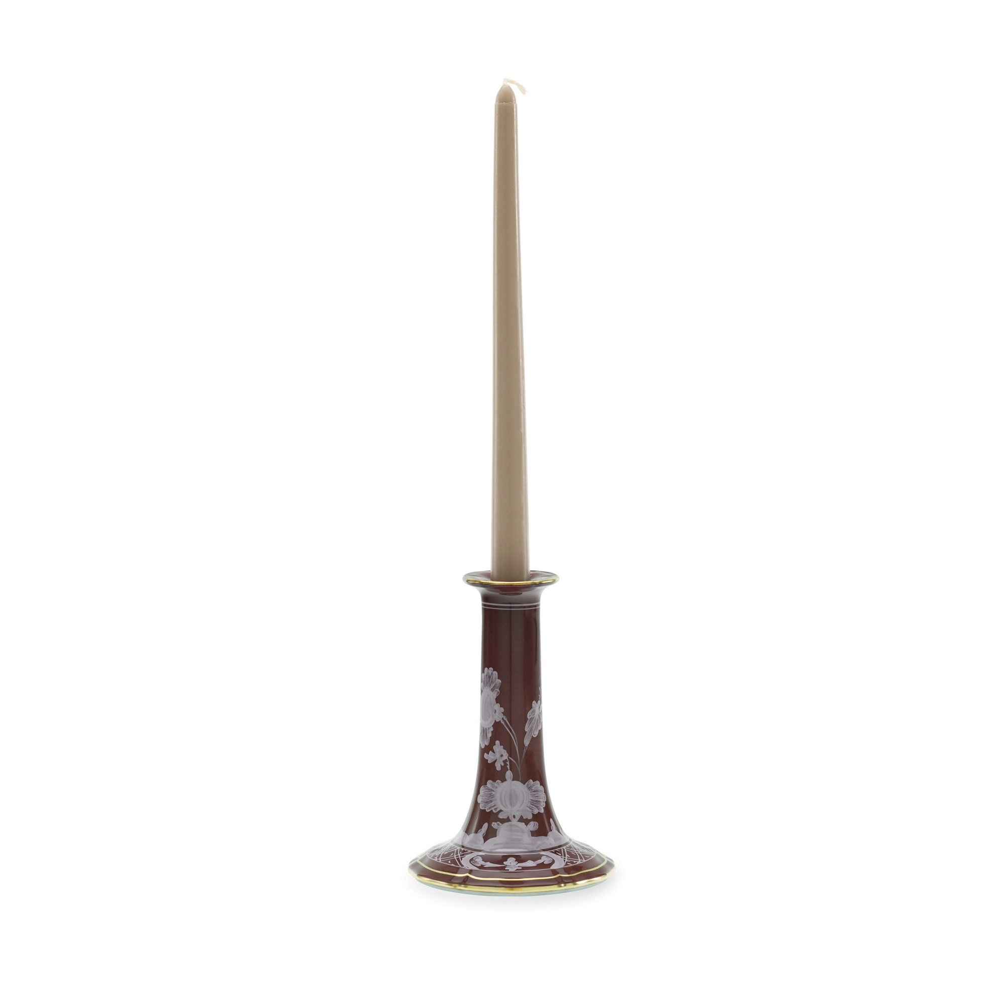 Ginori 1735 - Oriente İtaliano Castagna 15 Cm Mumluk