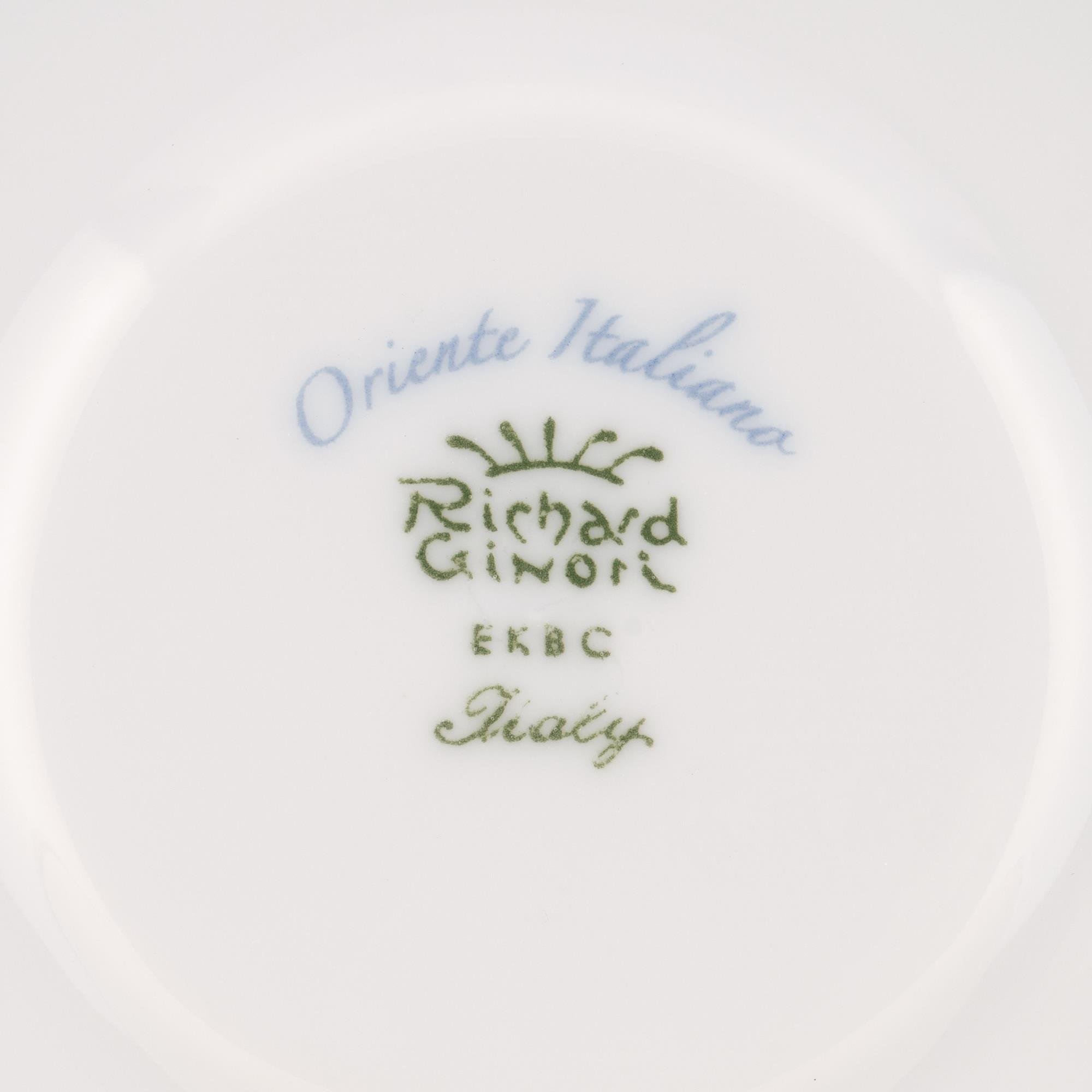 Ginori 1735 - Oriente Italiano Cipria Kahve Fincanı Tabağı