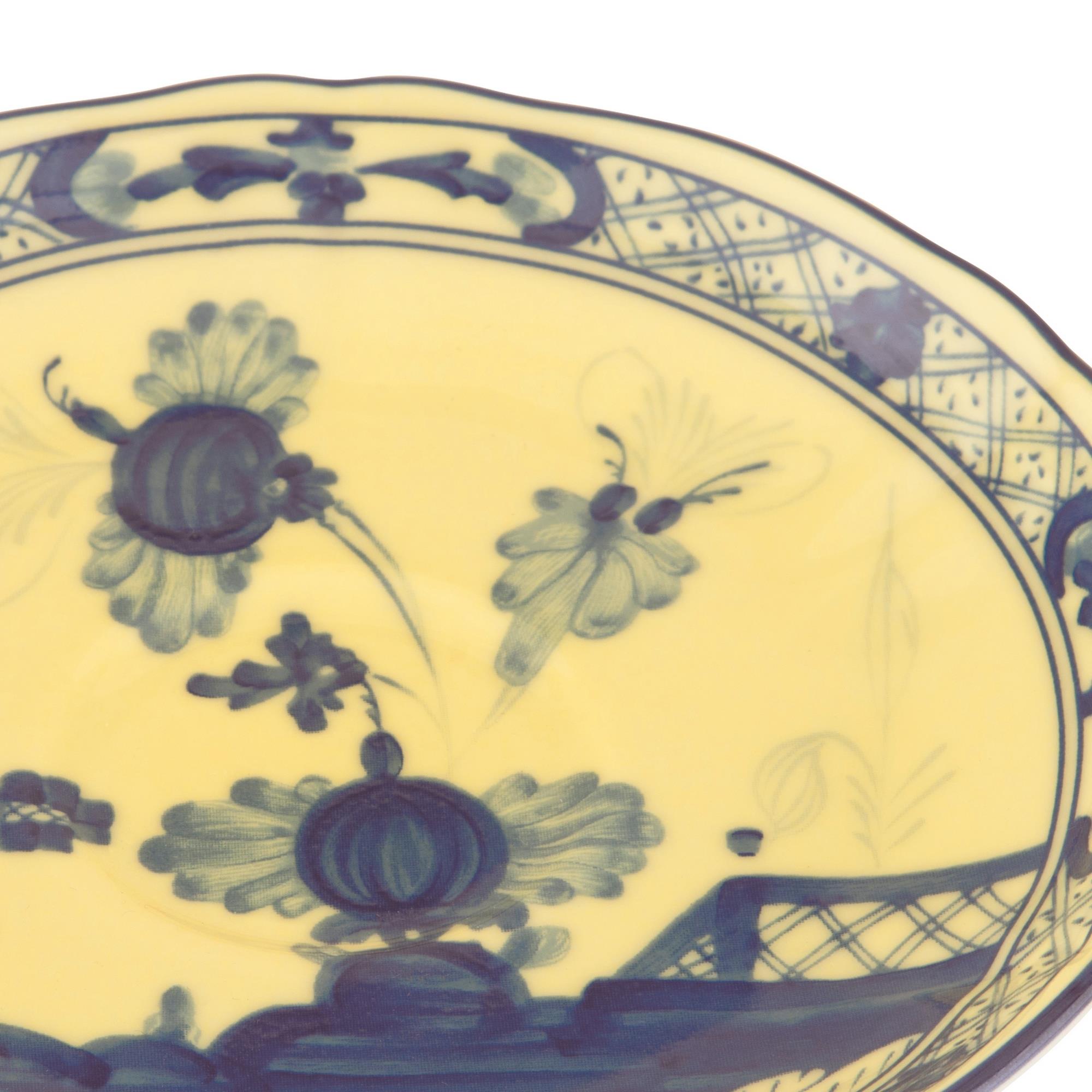 Ginori 1735 - Oriente Italiano Citrino Kahve Fincanı Tabağı