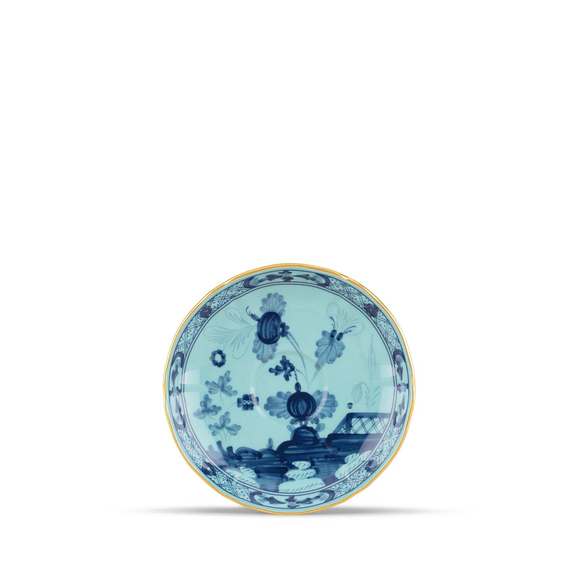 Ginori 1735 - Oriente Italiano Iris Kahve Fincanı Tabağı