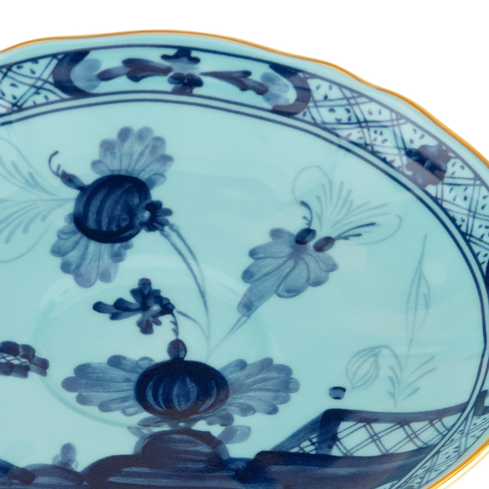 Ginori 1735 - Oriente Italiano Iris Kahve Fincanı Tabağı