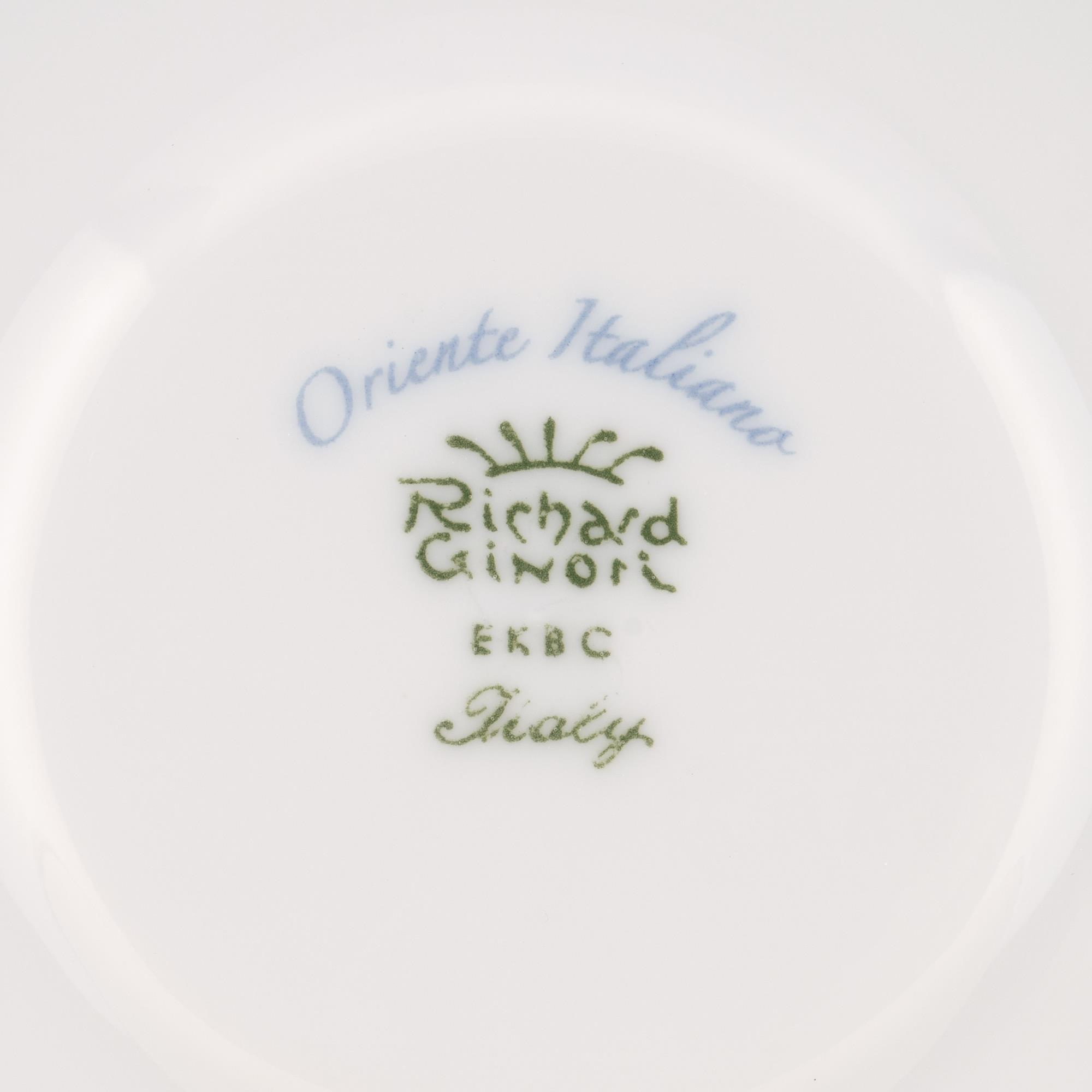 Ginori 1735 - Oriente Italiano Iris Kahve Fincanı Tabağı