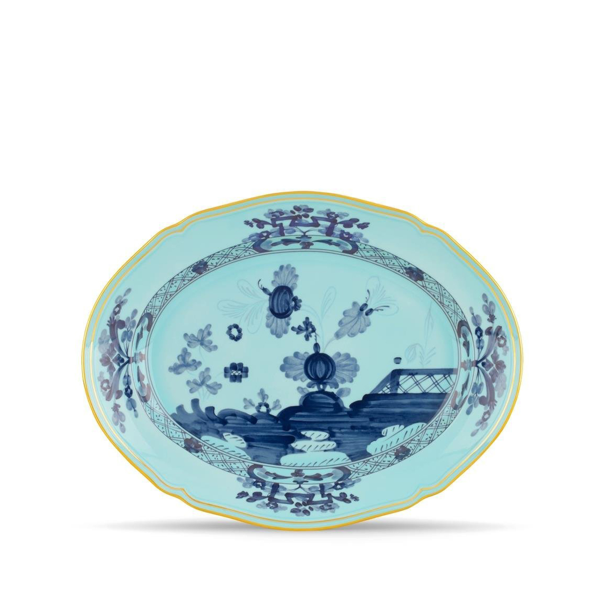 Ginori 1735 - Oriente Italiano Iris Kayık Tabak