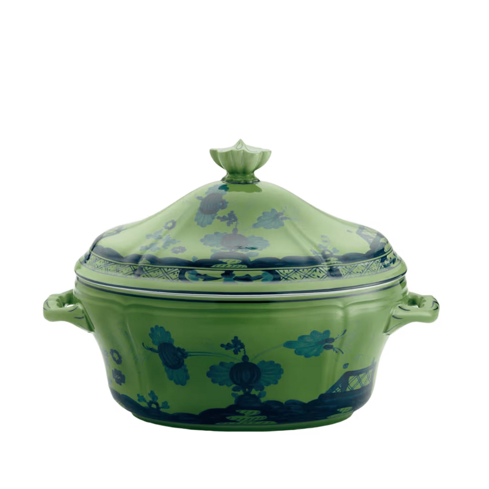 Ginori 1735 -Oriente Italiano Malachite Çorba Tenceresi 3,85 lt