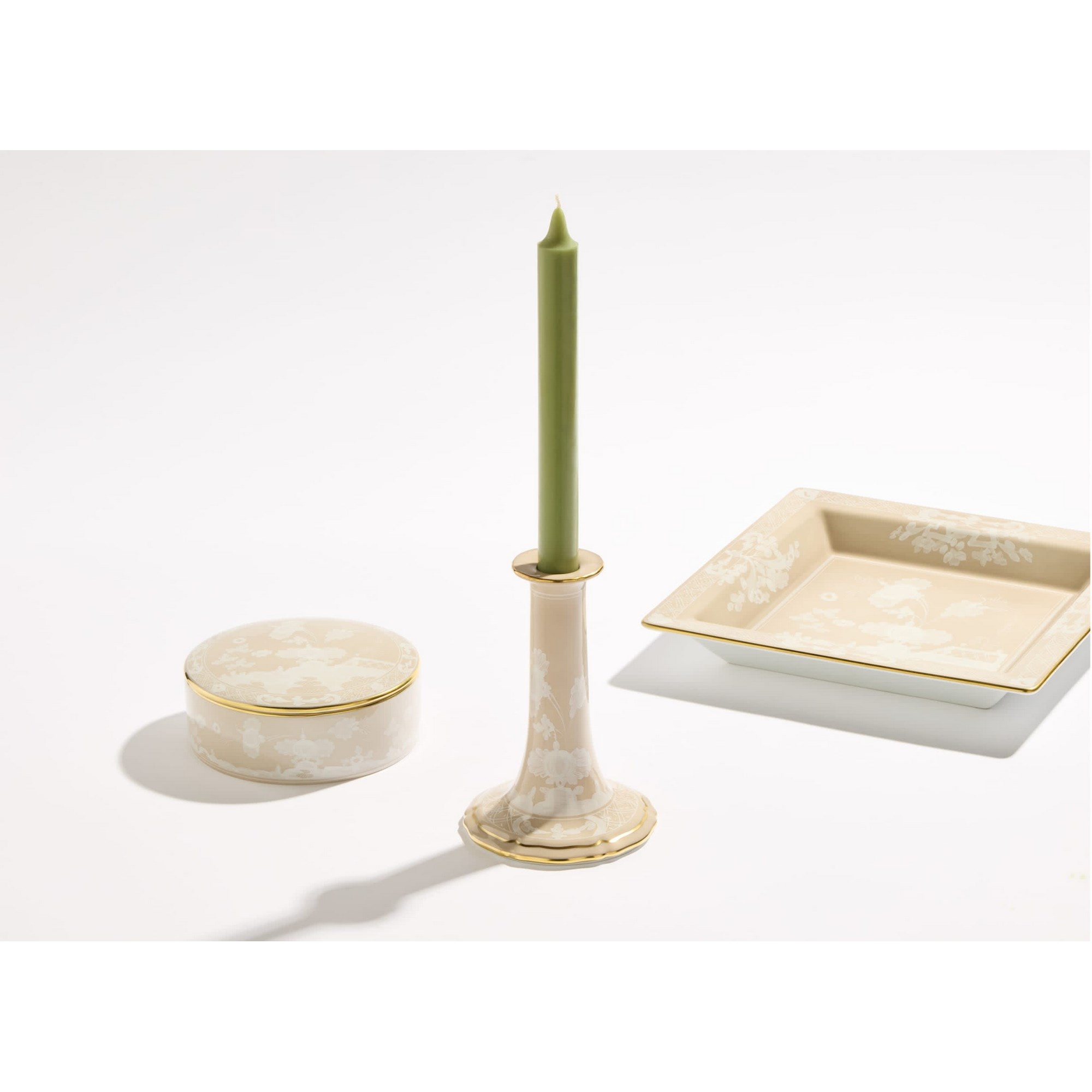 Ginori 1735 - Oriente İtaliano Meringa 15 Cm Mumluk