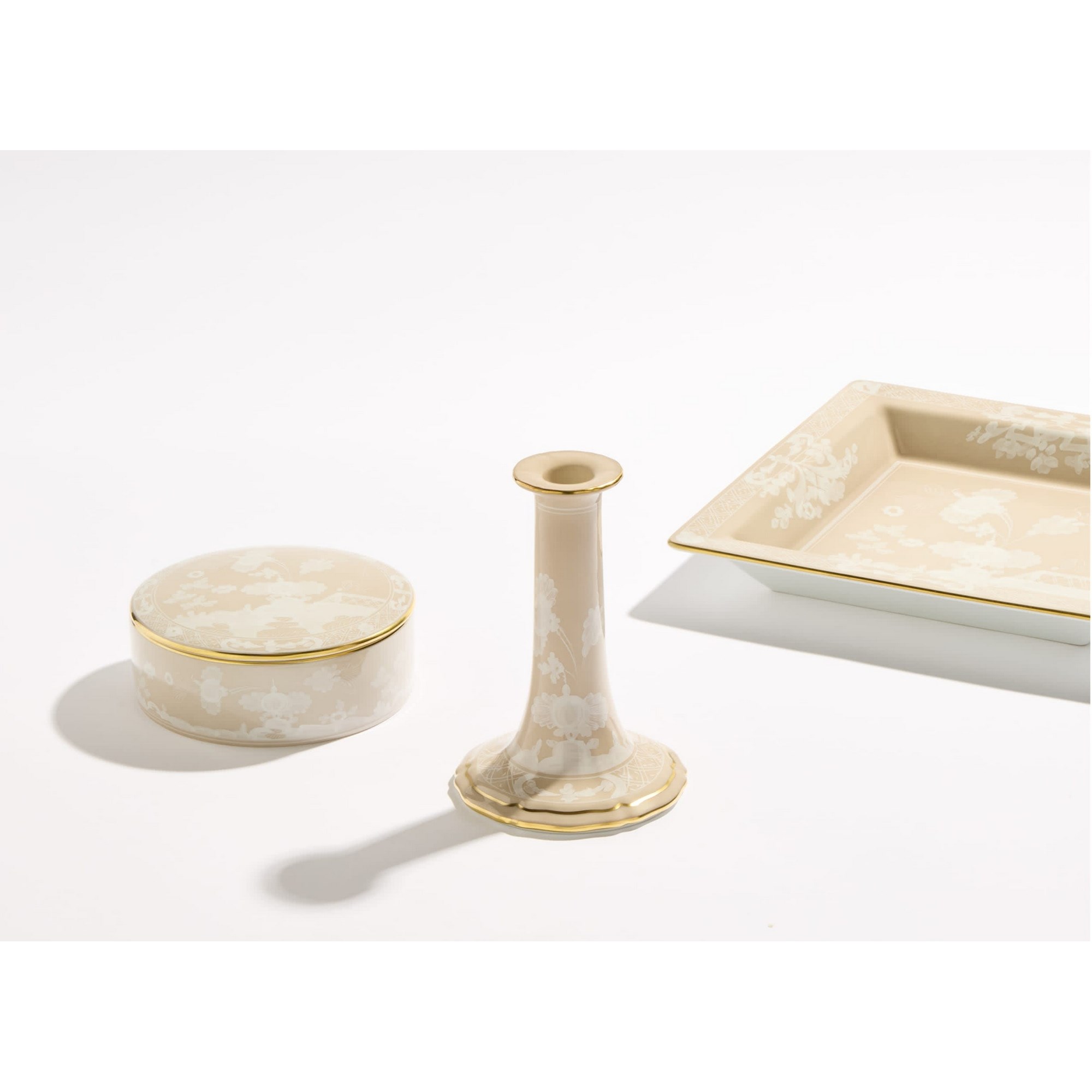 Ginori 1735 - Oriente İtaliano Meringa 15 Cm Mumluk