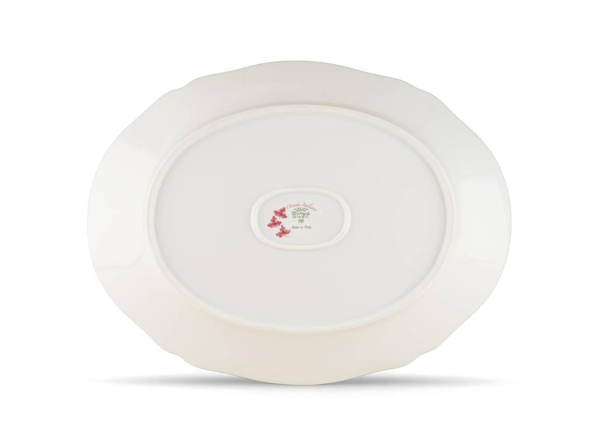 Ginori 1735 - Oriente Italiano Porpora Kayık Tabak