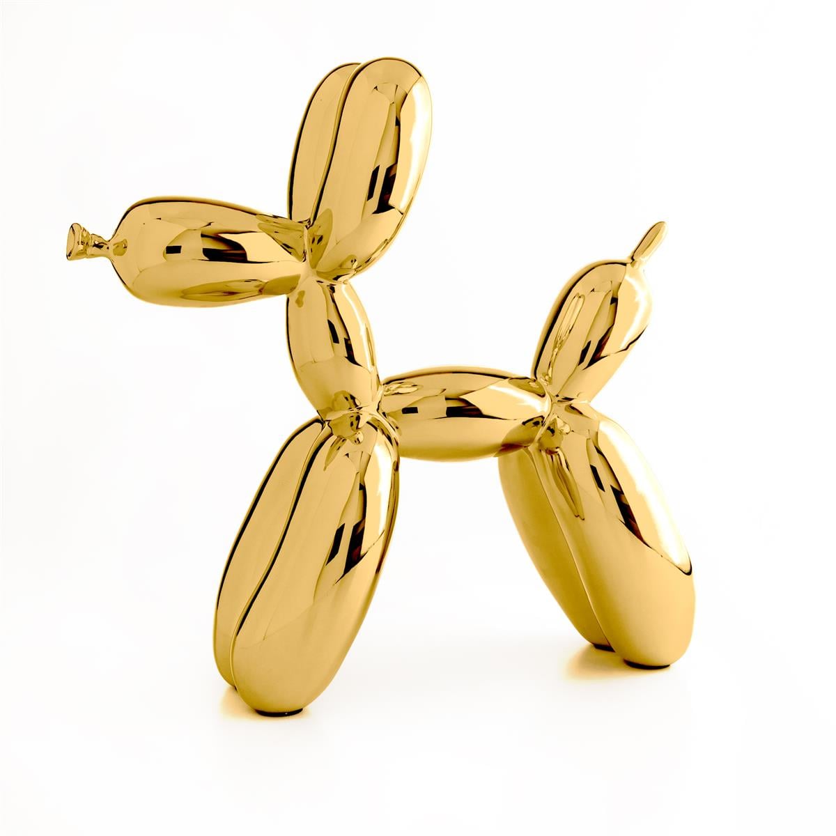 Jeff Koons-Balloon Dog L Gold (After)