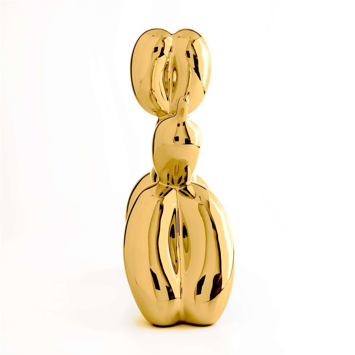 Jeff Koons-Balloon Dog L Gold (After)