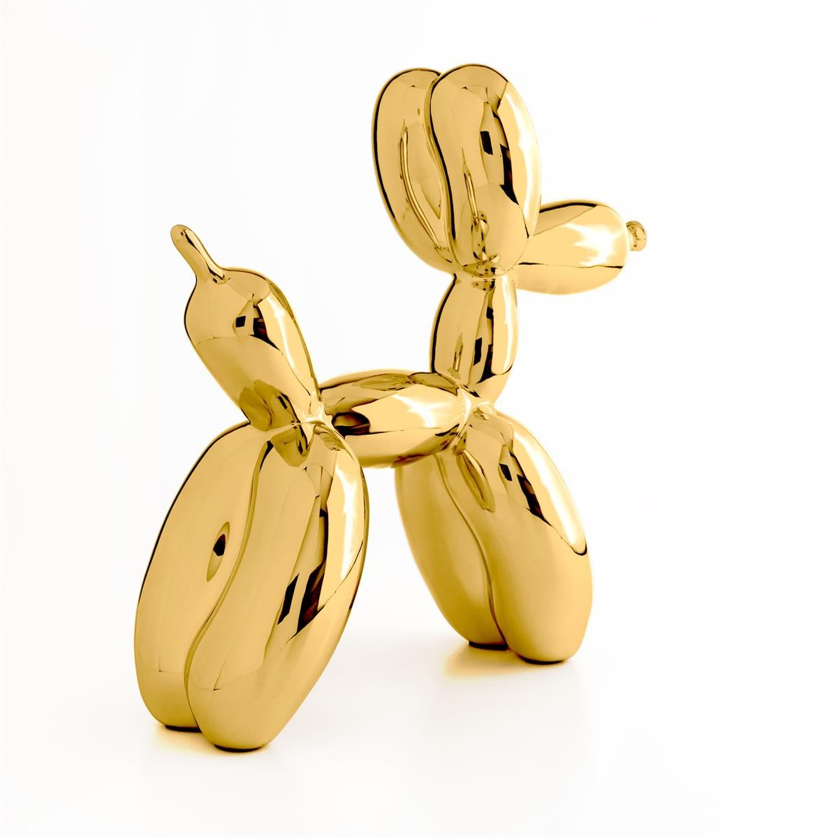 Jeff Koons-Balloon Dog L Gold (After)