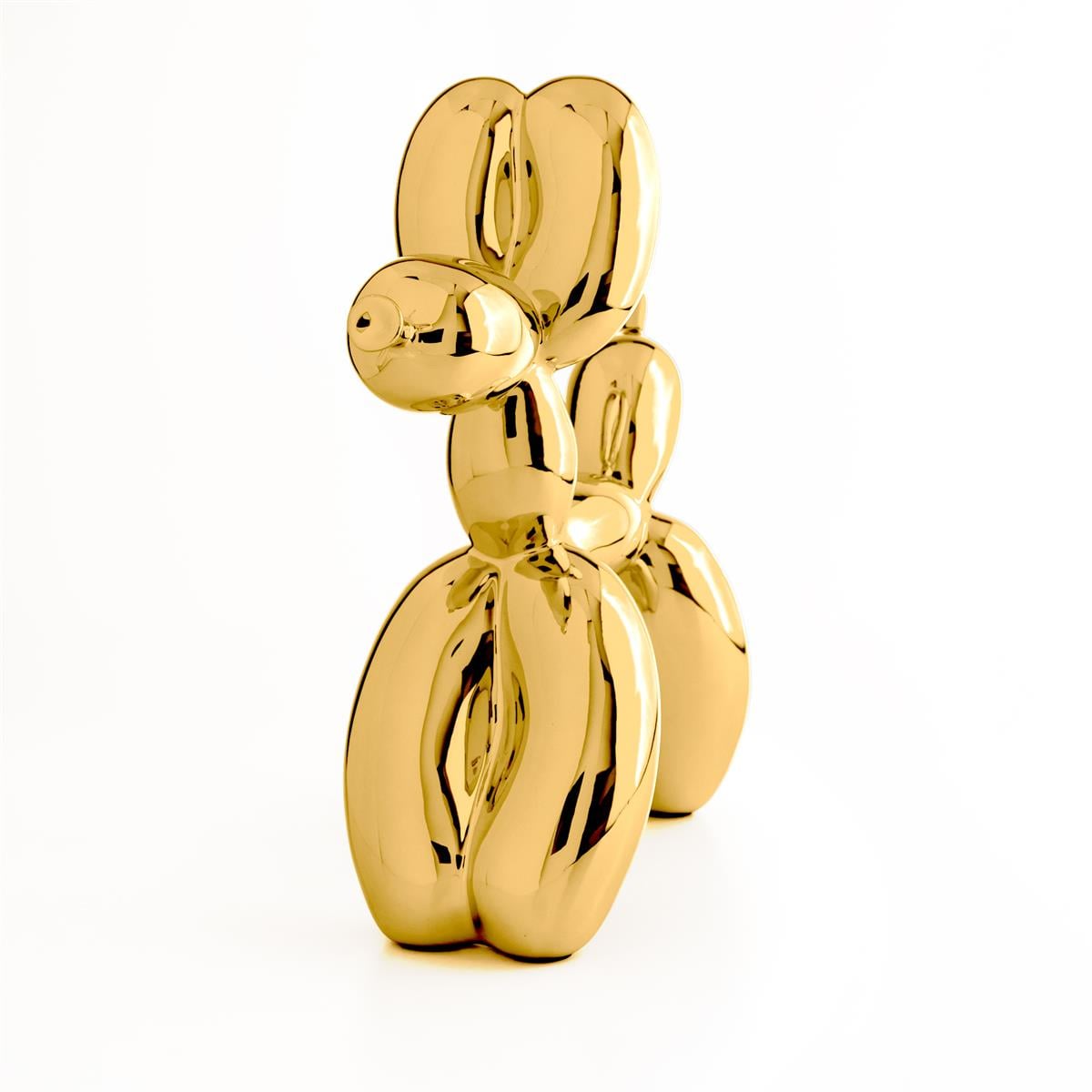 Jeff Koons-Balloon Dog L Gold (After)