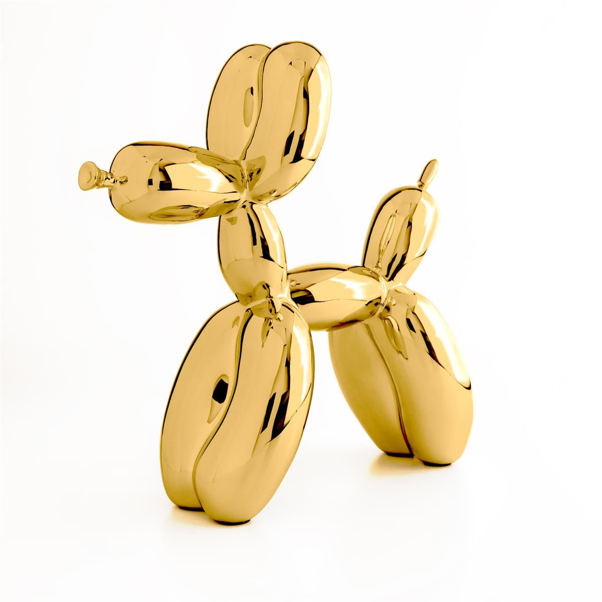 Jeff Koons-Balloon Dog L Gold (After)