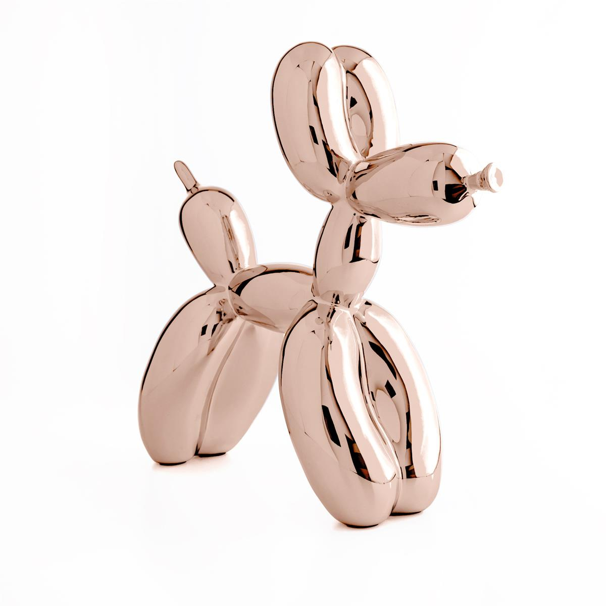 Jeff Koons-Balloon Dog L Rose Gold (After)