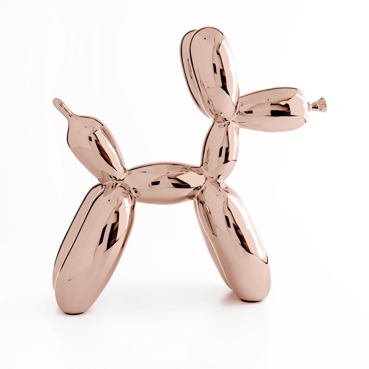 Jeff Koons-Balloon Dog L Rose Gold (After)