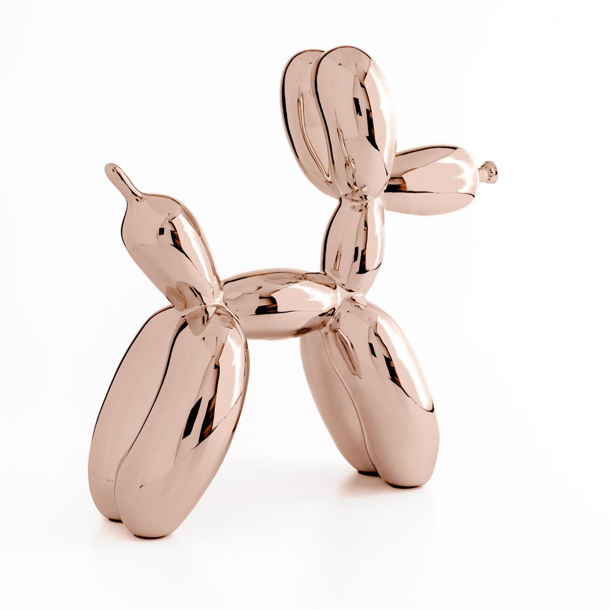 Jeff Koons-Balloon Dog L Rose Gold (After)