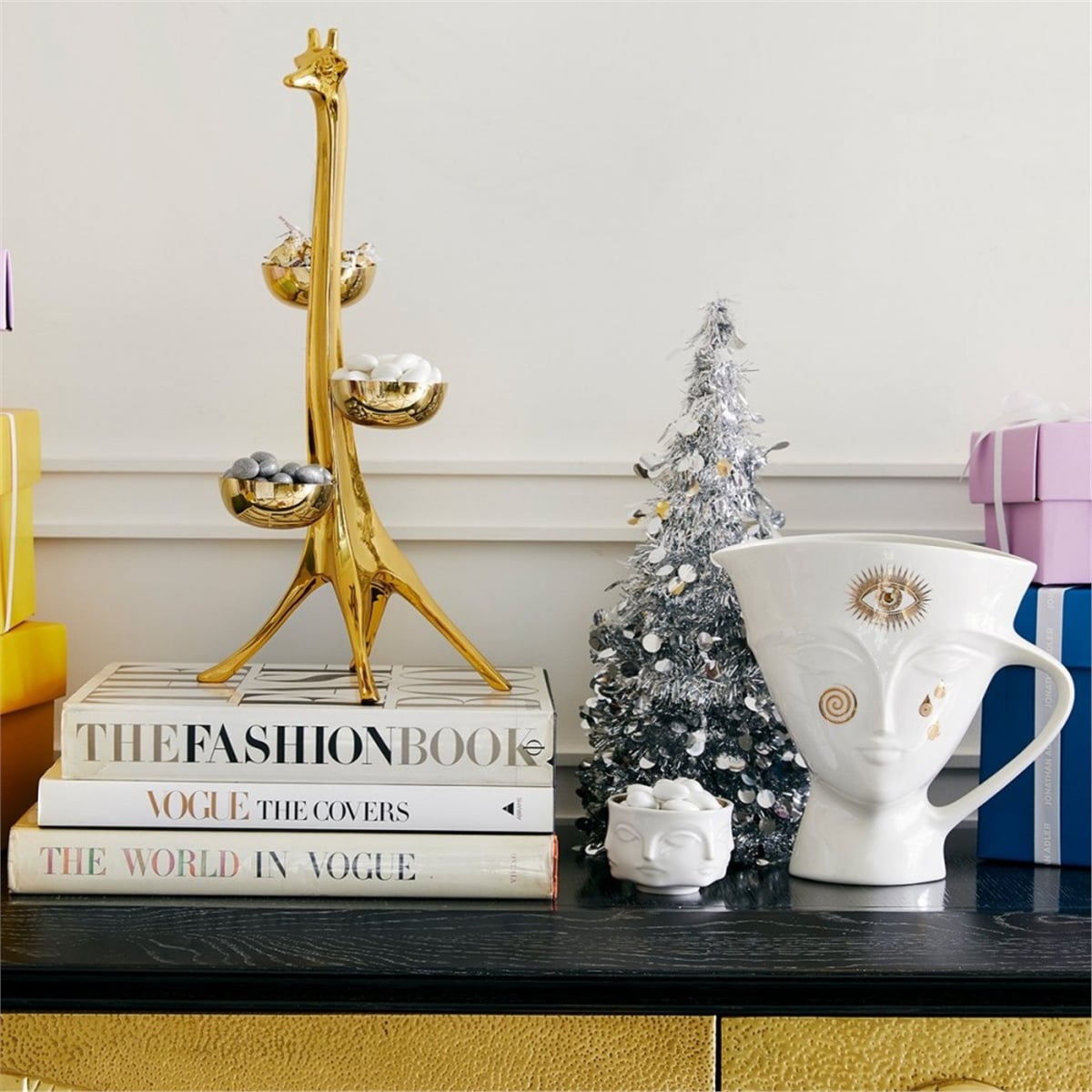Jonathan Adler - Muse Holder Gold Mumluk