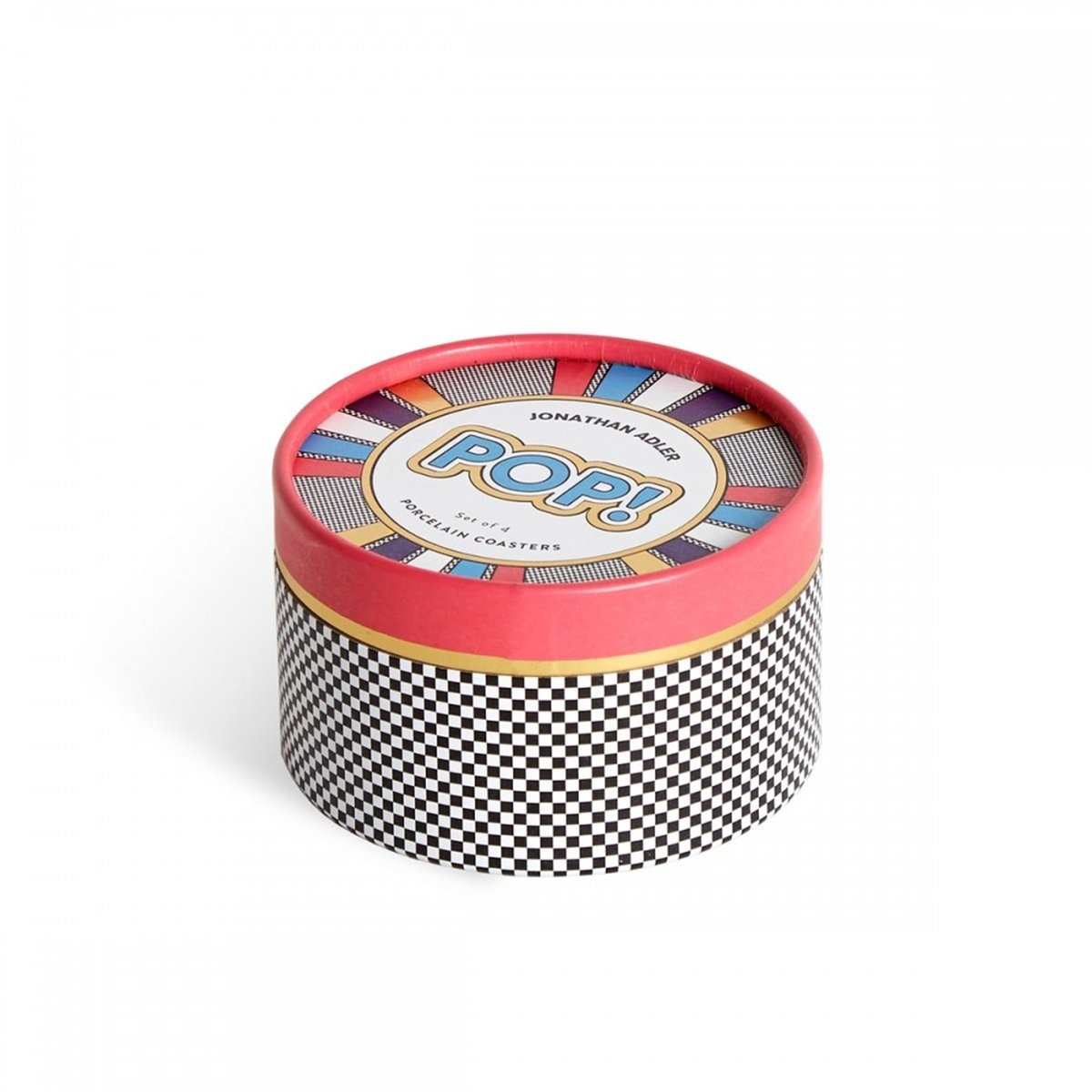 Jonathan Adler - Pop 4'Lü Bardak Altliği Set