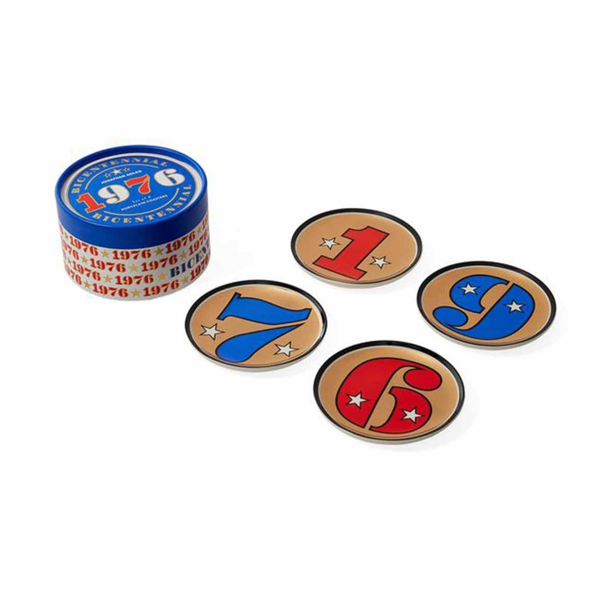 Jonathan Adler - 1976 Bicentennial 4'Lü Dekoratif Tabak